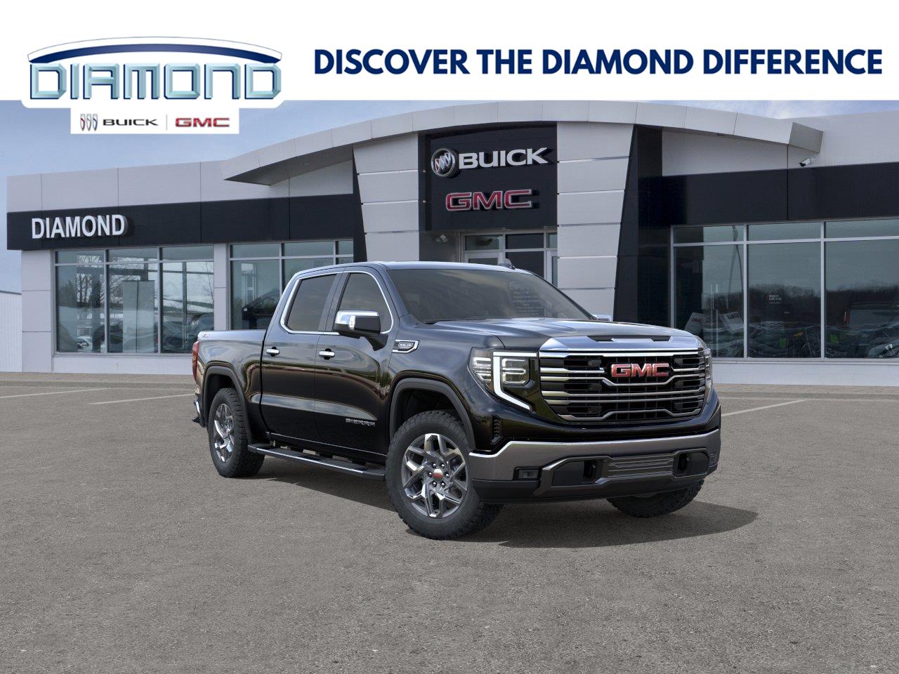 Onyx Black 2026 GMC Sierra 1500 Pickup Truck Four-Wheel Drive Automatic