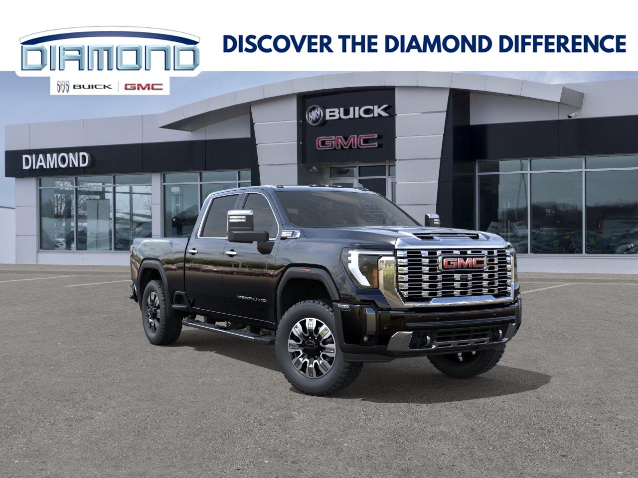Onyx Black 2026 GMC Sierra 3500HD Pickup Truck Four-Wheel Drive Automatic