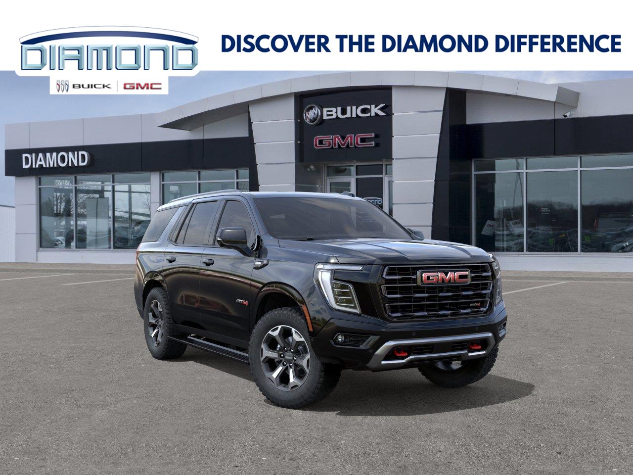 Onyx Black 2027 GMC Yukon SUV / Crossover Four-Wheel Drive Automatic