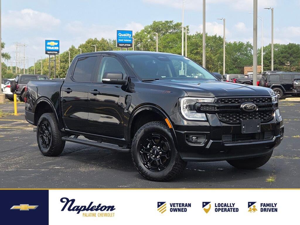 Shadow Black 2025 Ford Ranger Pickup Truck Four-Wheel Drive Automatic