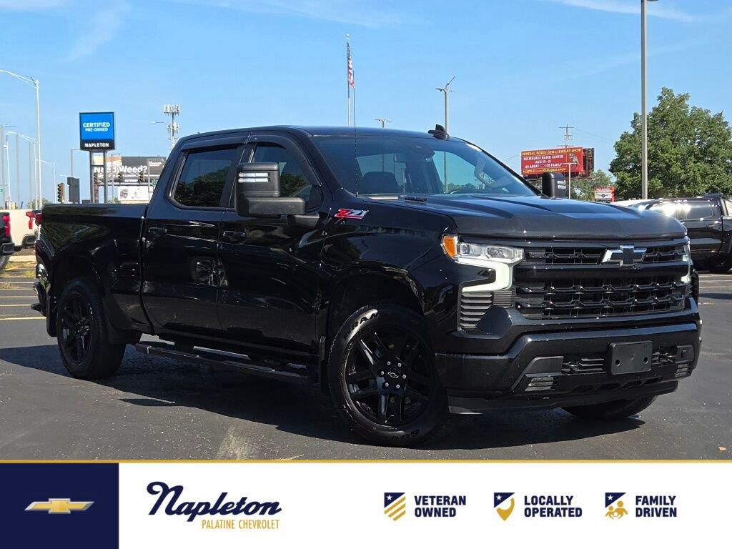 Black 2024 Chevrolet Silverado 1500 Pickup Truck Four-Wheel Drive 8-Speed Automatic