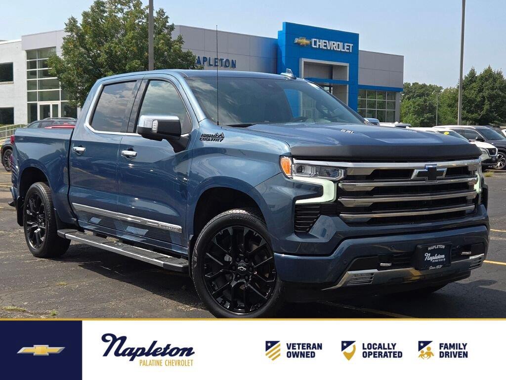Lakeshore Blue Metallic 2024 Chevrolet Silverado 1500 Pickup Truck Four-Wheel Drive Automatic