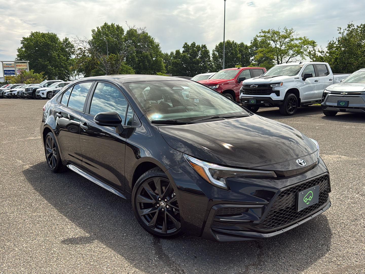 Midnight Black Metallic 2024 Toyota Corolla Sedan Front-Wheel Drive 