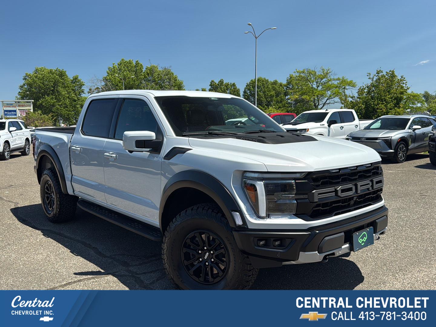 Space White 2025 Ford F-150 Pickup Truck Four-Wheel Drive Automatic