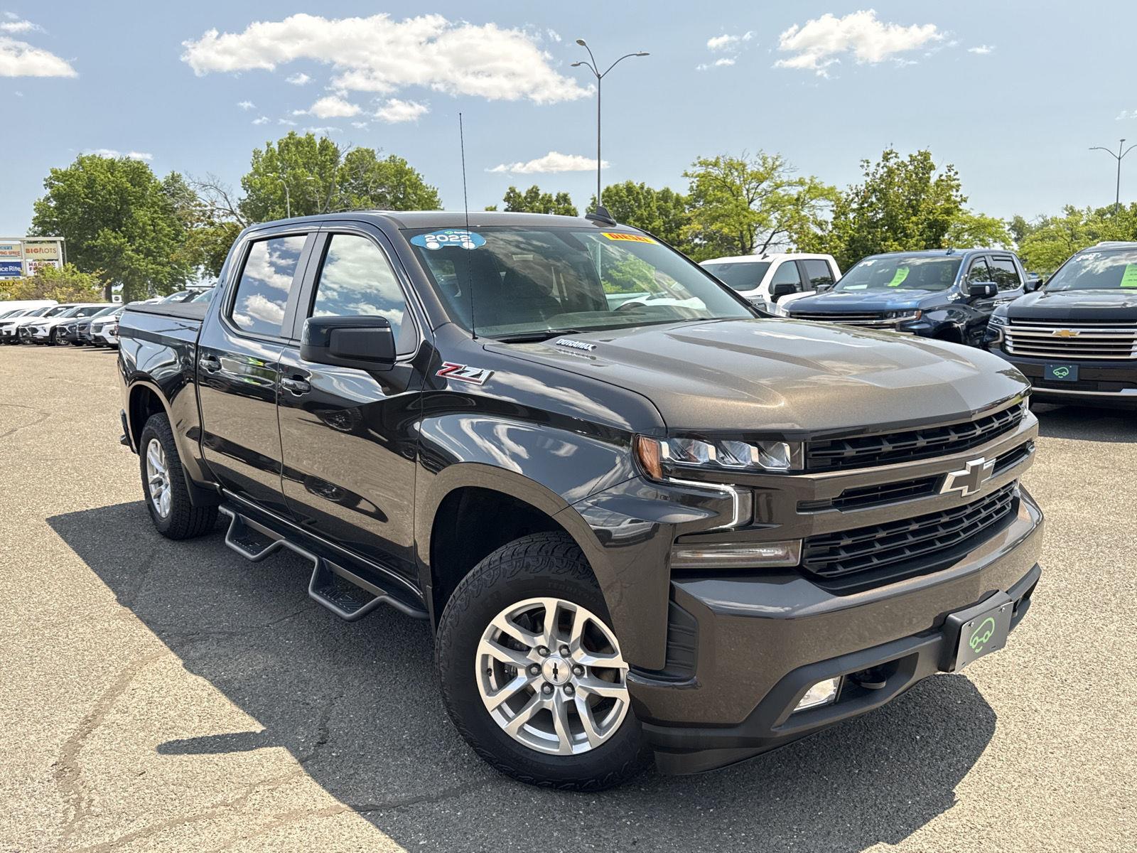 Oxford Brown Metallic 2022 Chevrolet Silverado 1500 Pickup Truck Four-Wheel Drive Automatic