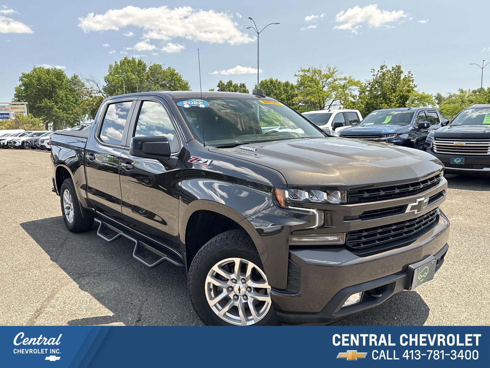 Oxford Brown Metallic 2022 Chevrolet Silverado 1500 Pickup Truck Four-Wheel Drive Automatic