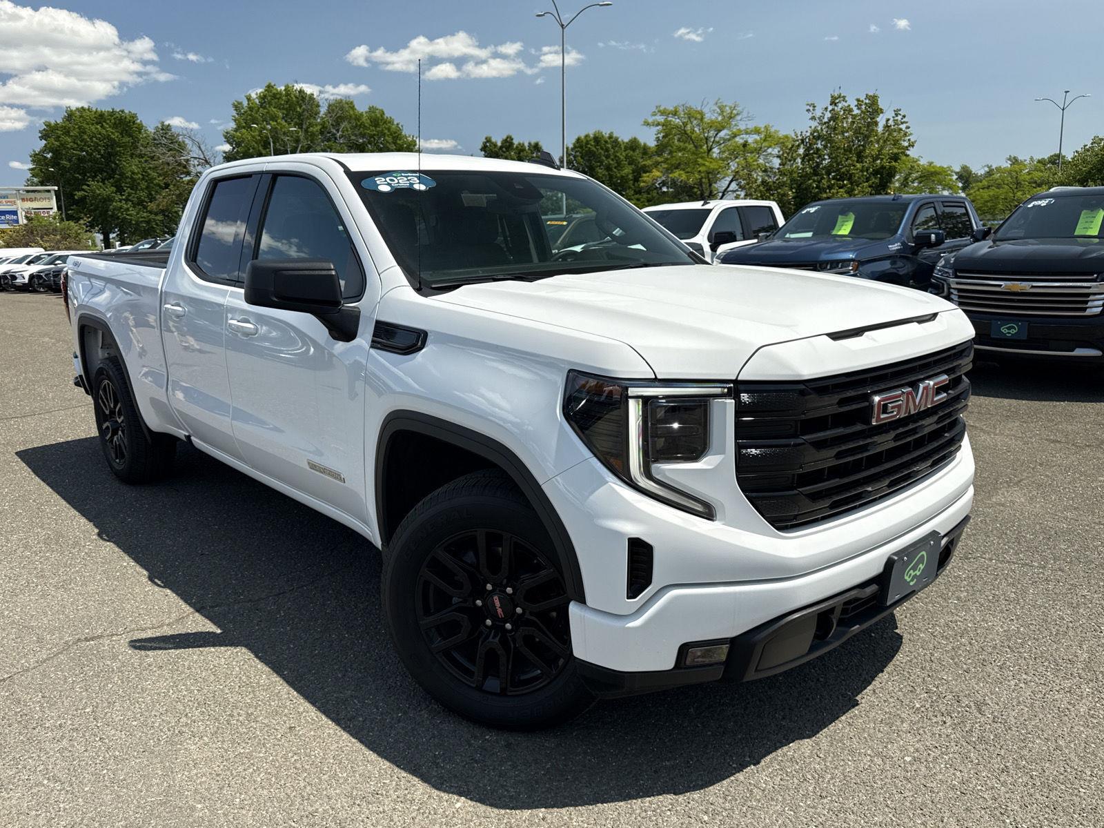 Summit White 2023 GMC Sierra 1500 Pickup Truck Four-Wheel Drive Automatic