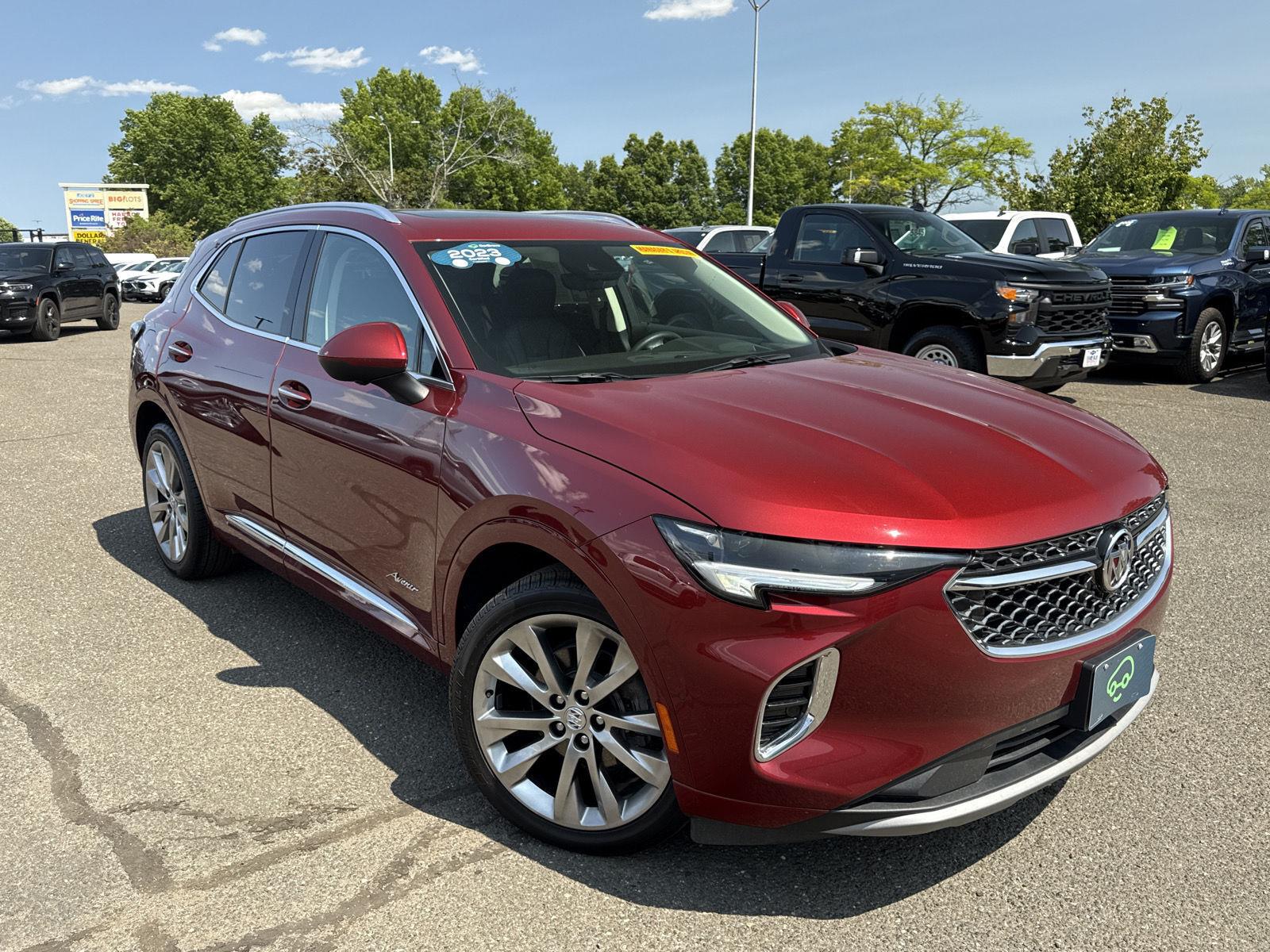 Cinnabar Metallic 2023 Buick Envision SUV / Crossover All-Wheel Drive Automatic