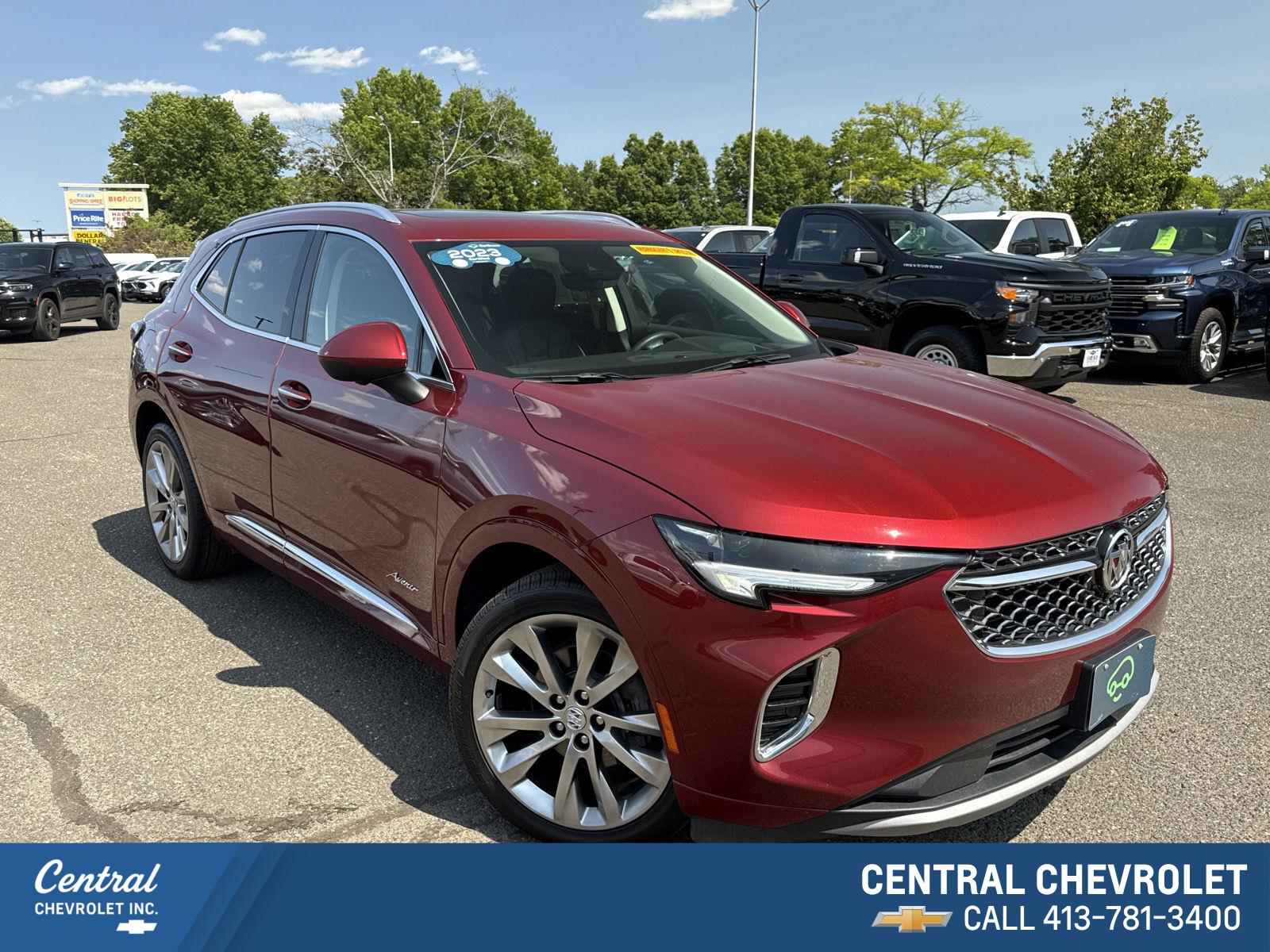 Cinnabar Metallic 2023 Buick Envision SUV / Crossover All-Wheel Drive Automatic