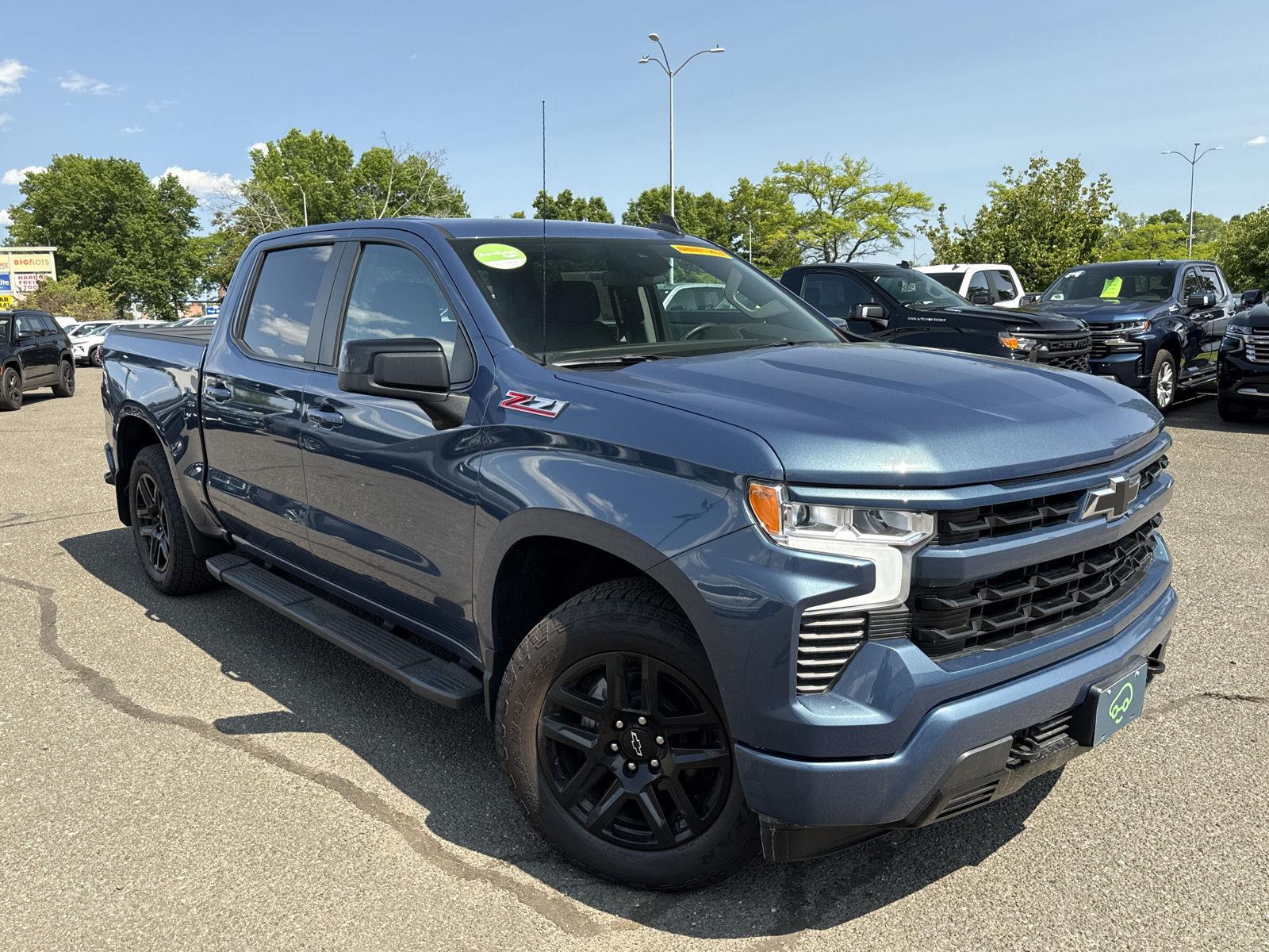 Lakeshore Blue Metallic 2024 Chevrolet Silverado 1500 Pickup Truck Four-Wheel Drive Automatic