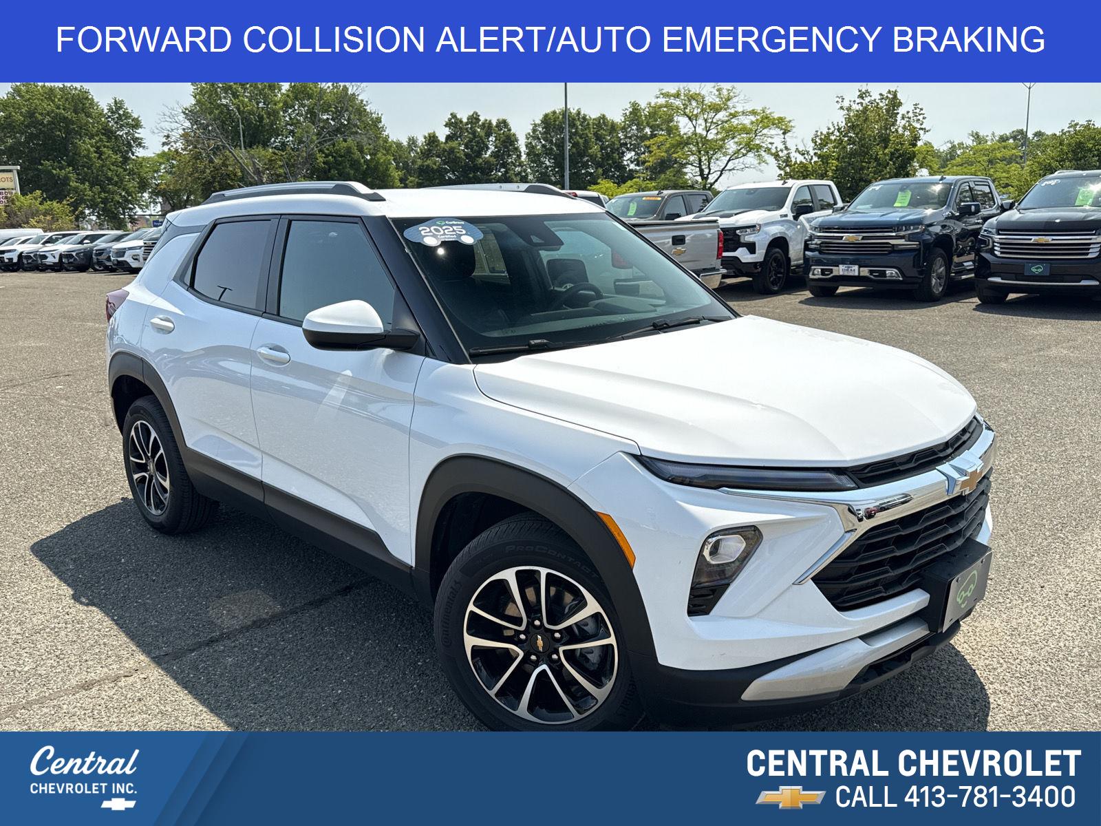 Summit White 2025 Chevrolet Trailblazer SUV / Crossover Four-Wheel Drive Automatic