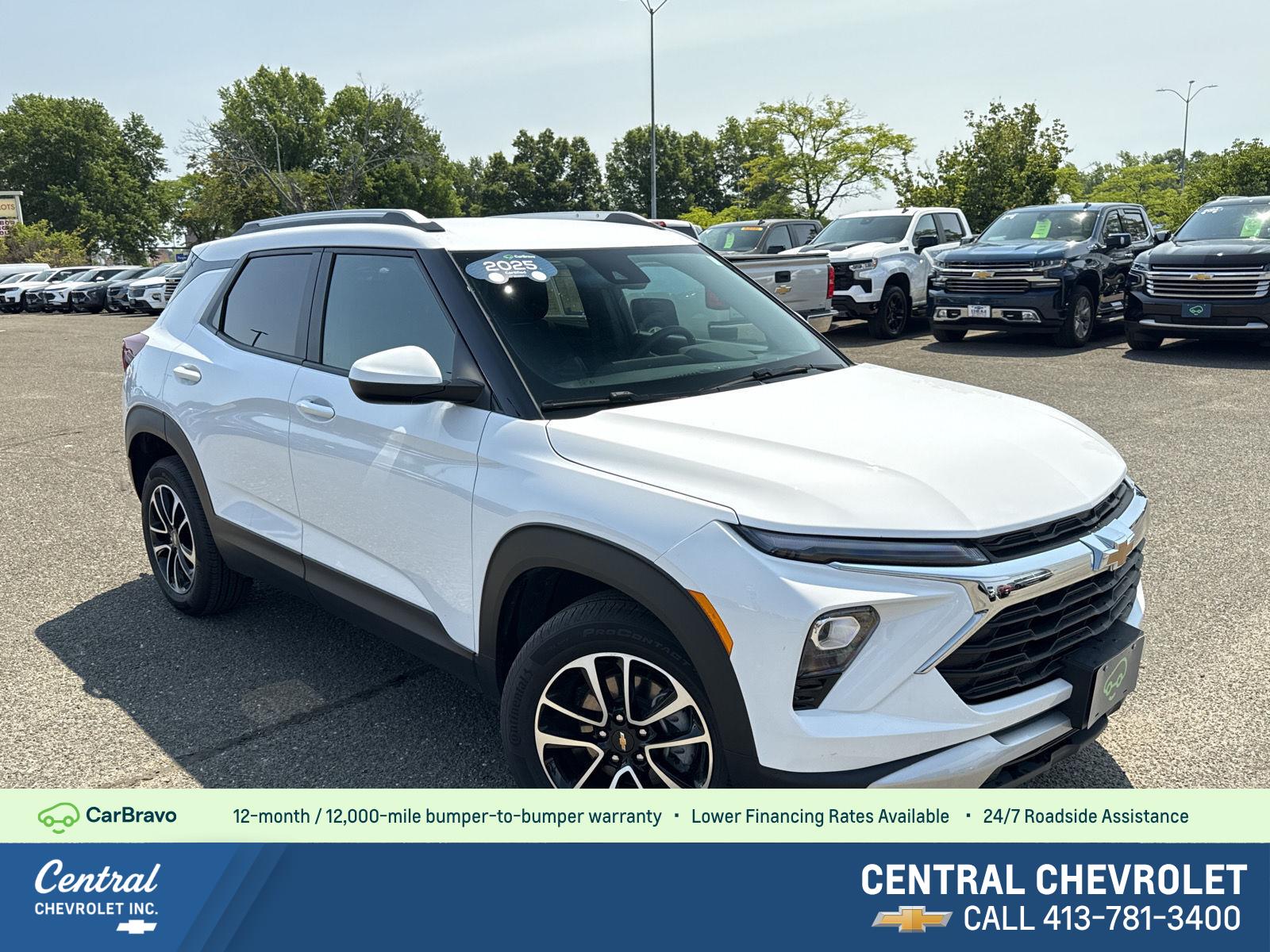 Summit White 2025 Chevrolet Trailblazer SUV / Crossover Four-Wheel Drive Automatic