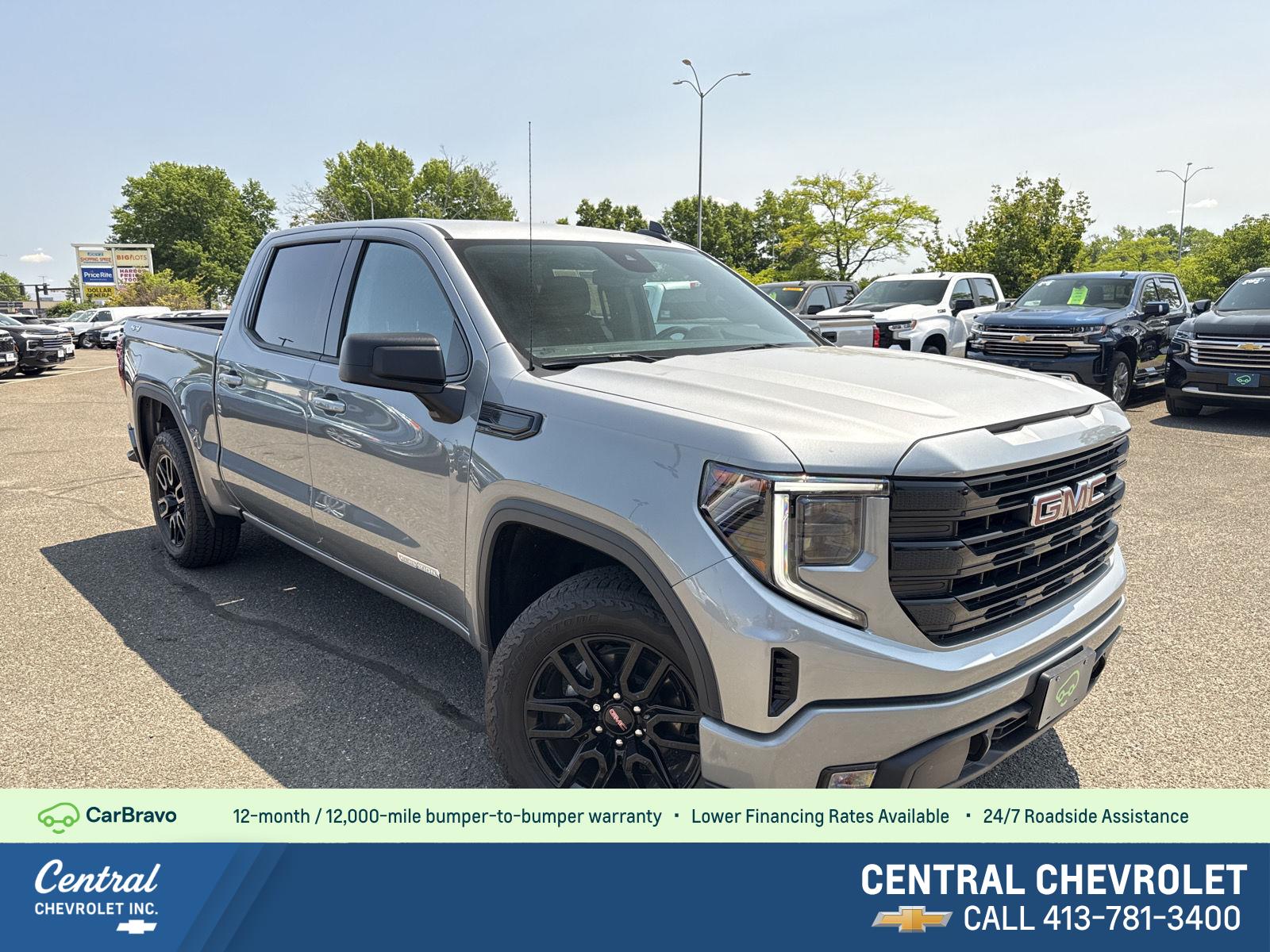 Sterling Metallic 2024 GMC Sierra 1500 Pickup Truck Four-Wheel Drive Automatic