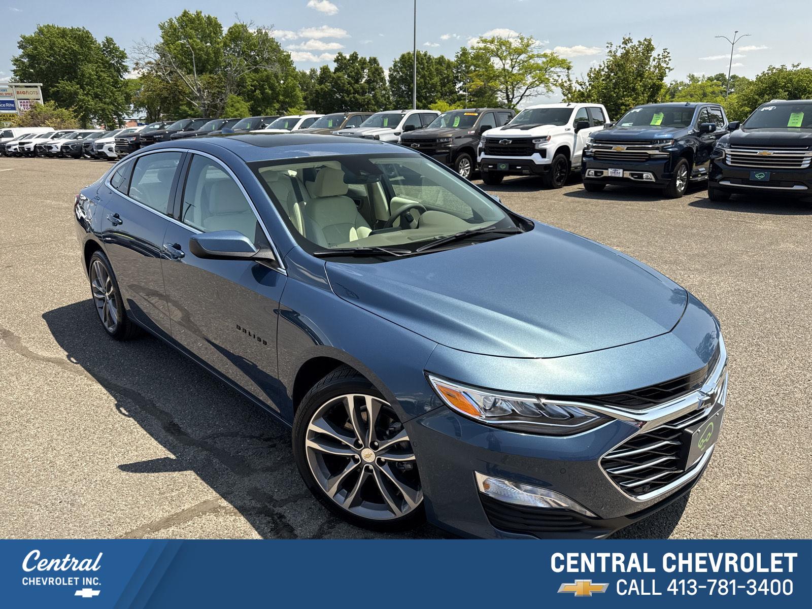 Lakeshore Blue Metallic 2024 Chevrolet Malibu Sedan Front-Wheel Drive Continuously Variable Transmission