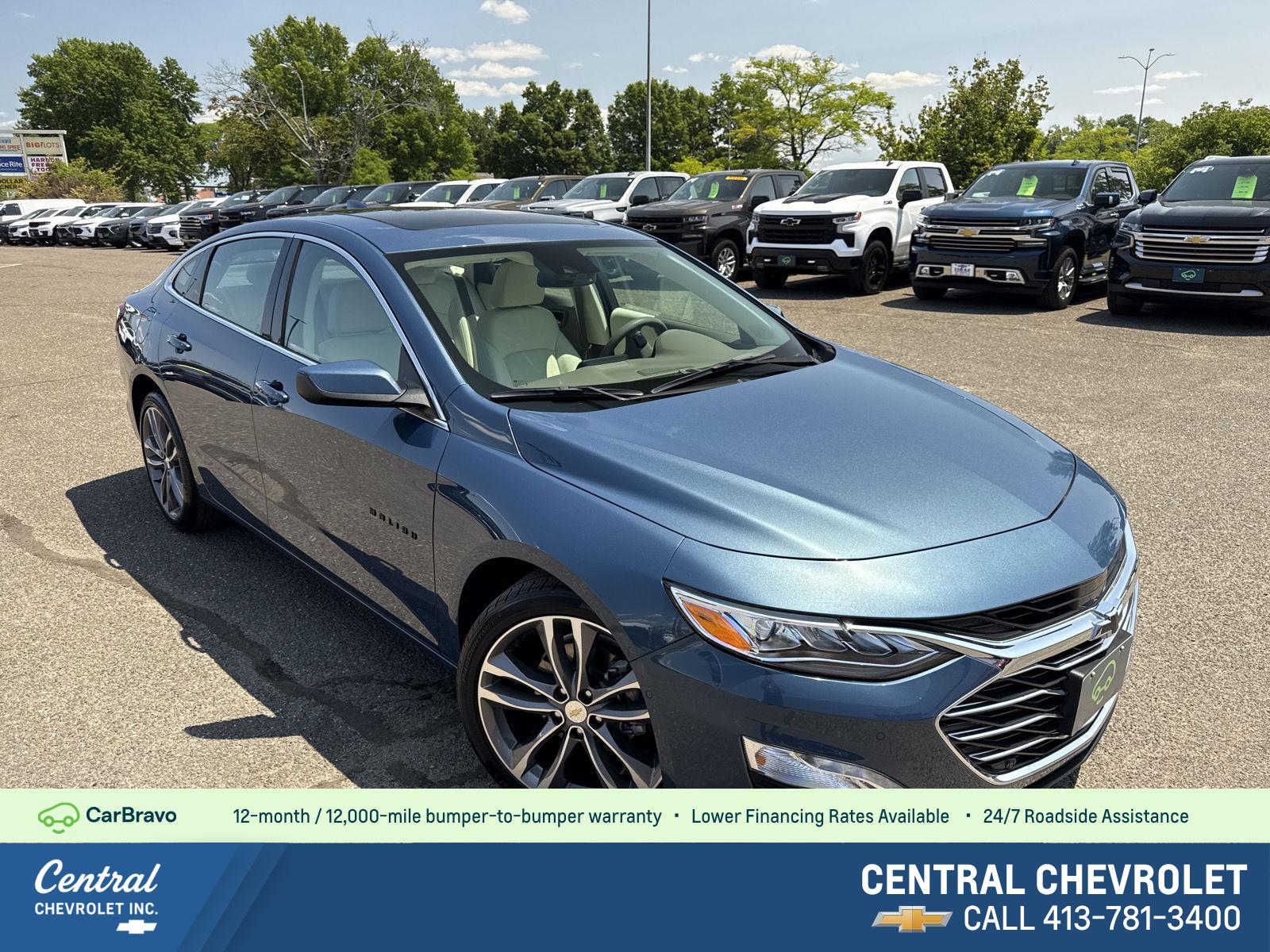 Lakeshore Blue Metallic 2024 Chevrolet Malibu Sedan Front-Wheel Drive Continuously Variable Transmission