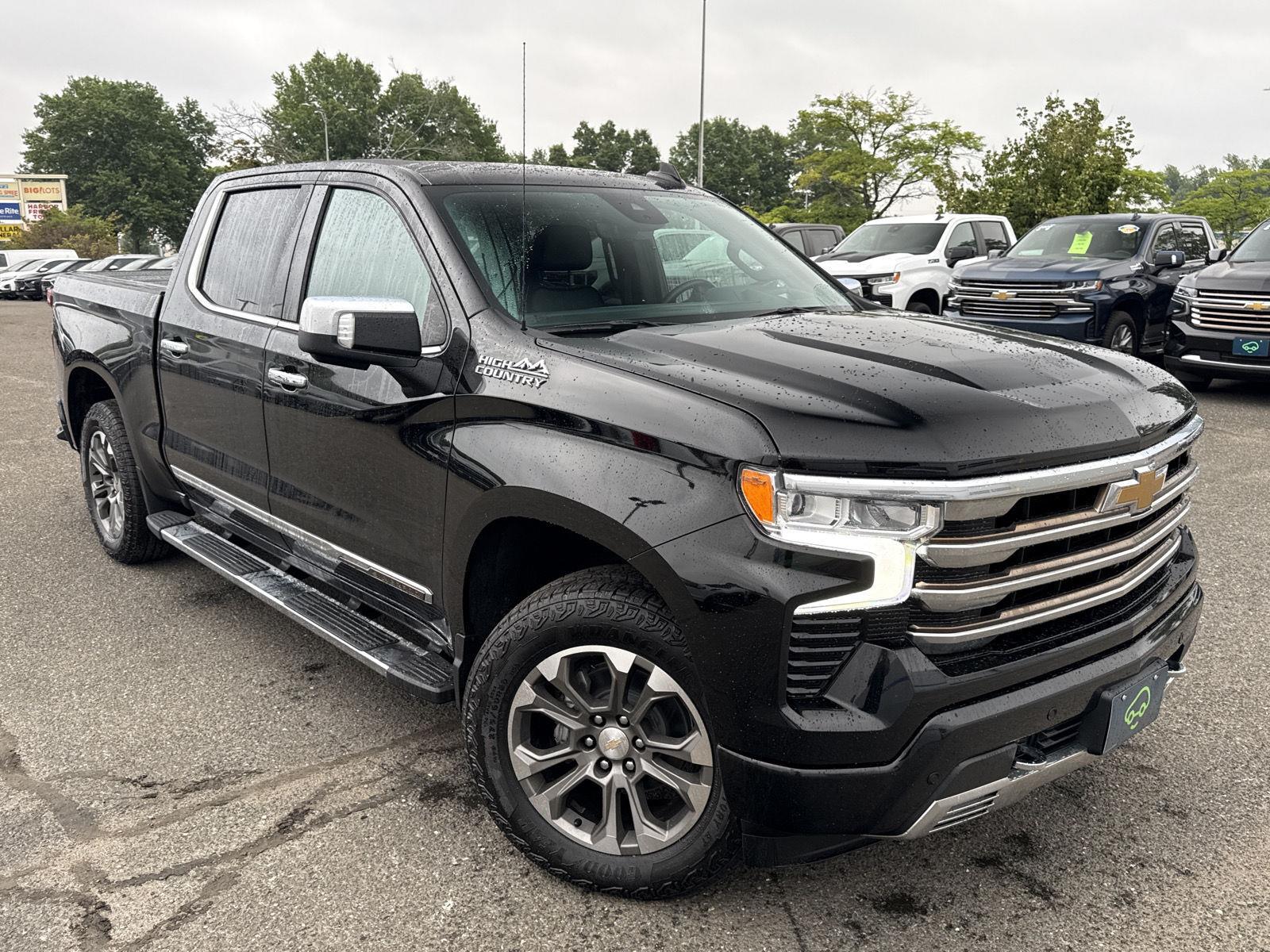 Black 2022 Chevrolet Silverado 1500 Pickup Truck Four-Wheel Drive Automatic