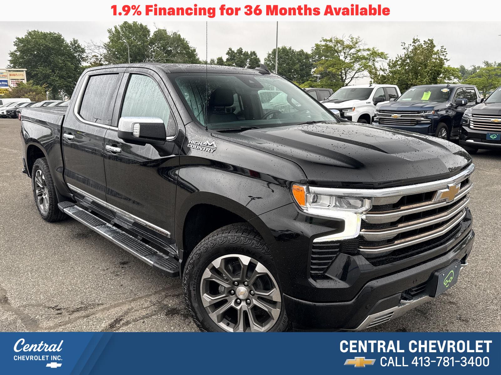 Black 2022 Chevrolet Silverado 1500 Pickup Truck Four-Wheel Drive Automatic
