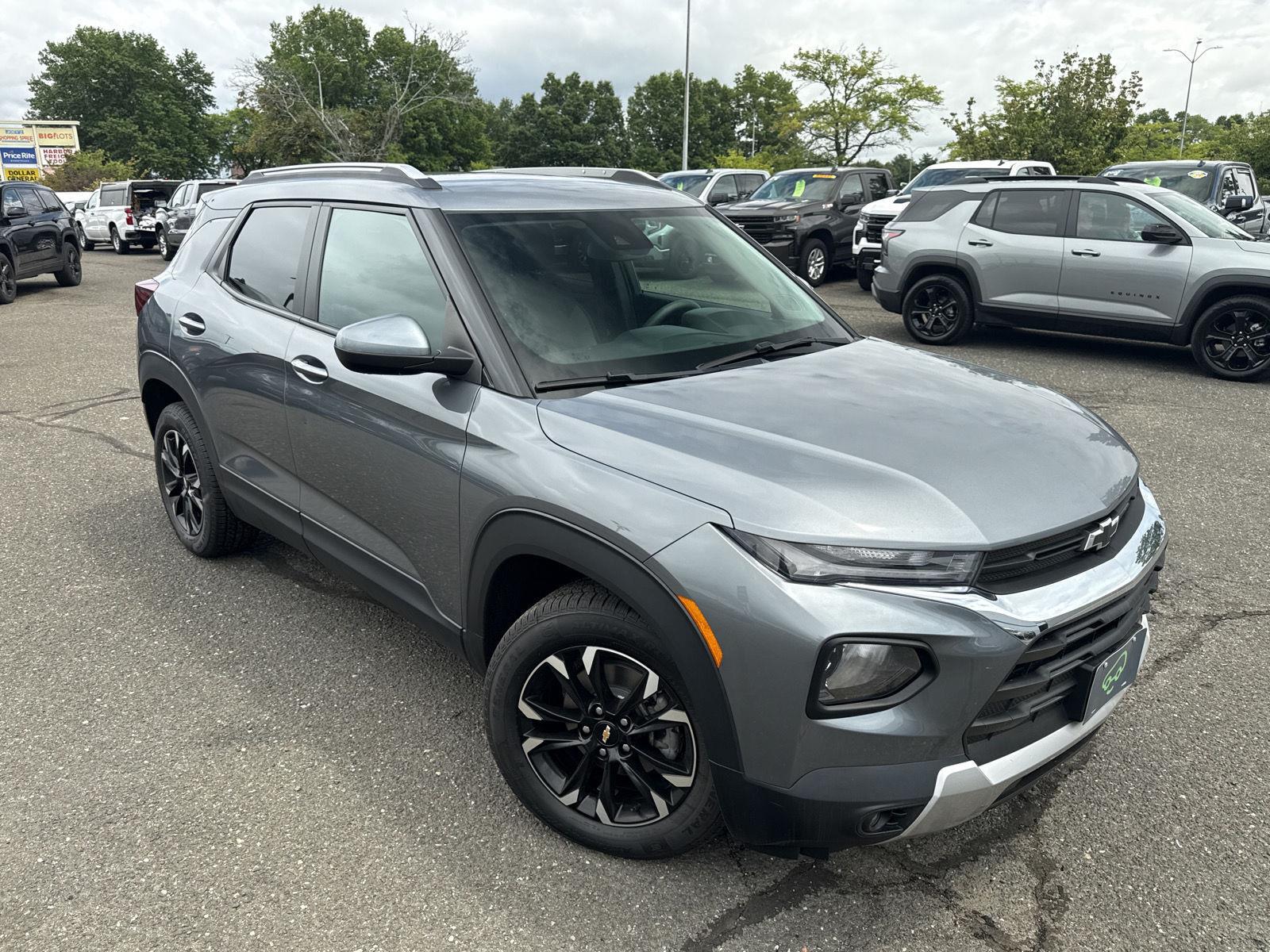 Gray (Satin Steel Metallic) 2021 Chevrolet Trailblazer SUV / Crossover Four-Wheel Drive 9-Speed Automatic