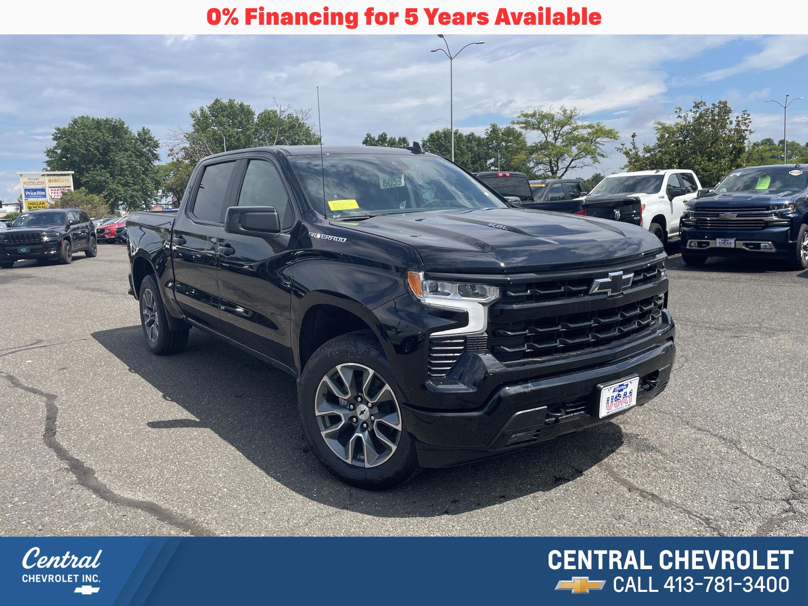 Black 2026 Chevrolet Silverado 1500 Pickup Truck Four-Wheel Drive Automatic