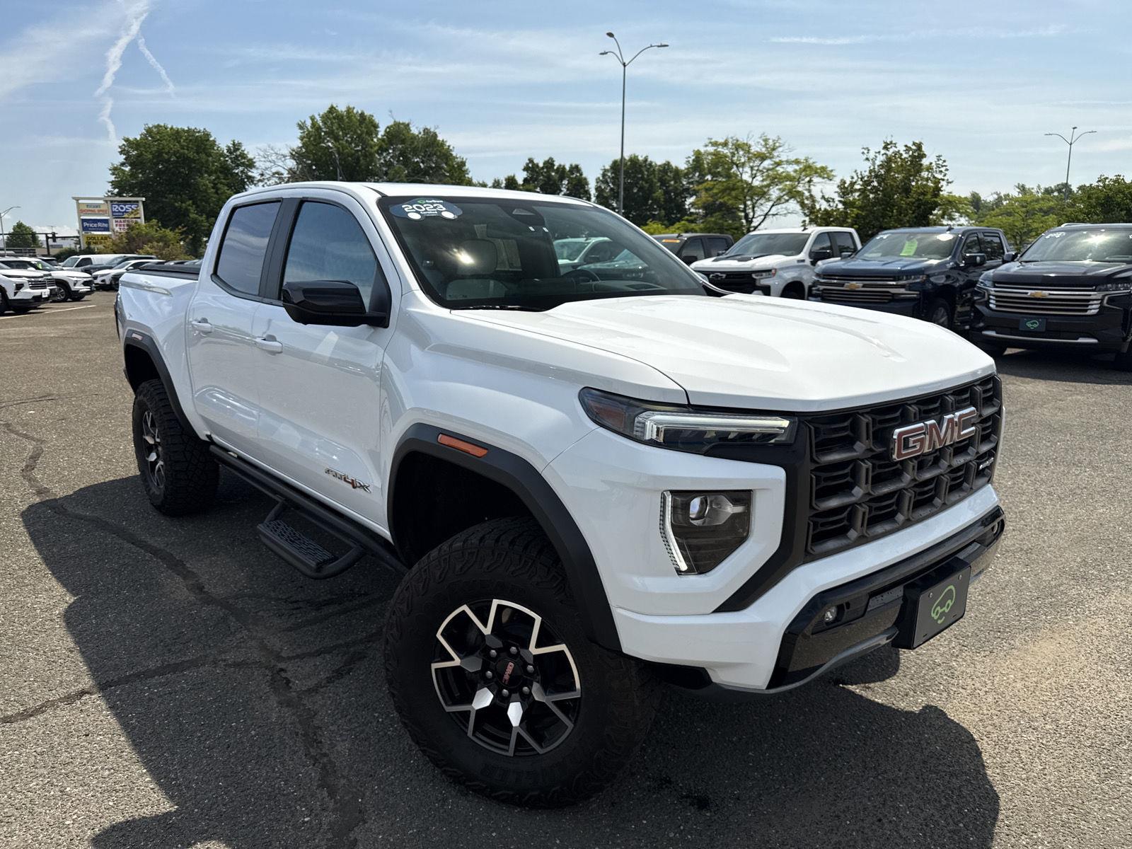 Summit White 2023 GMC Canyon Pickup Truck Four-Wheel Drive Automatic