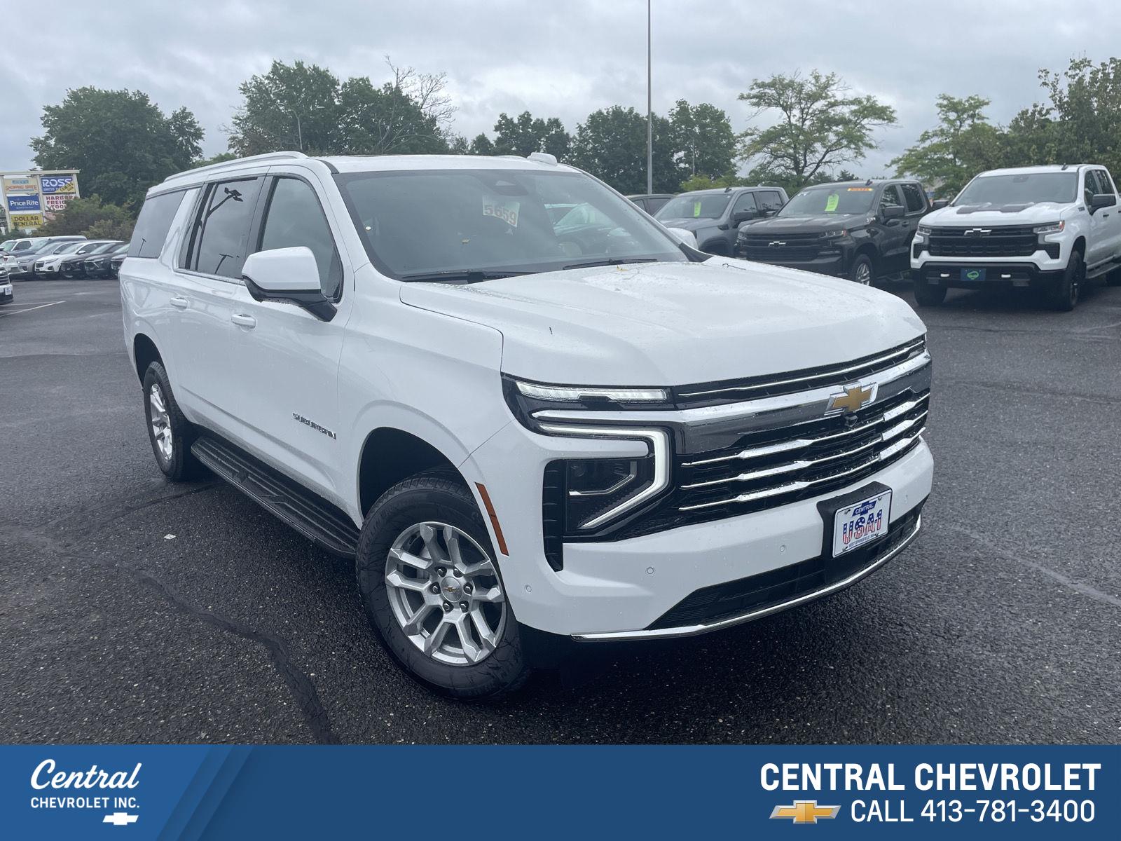 Summit White 2026 Chevrolet Suburban SUV / Crossover Four-Wheel Drive Automatic
