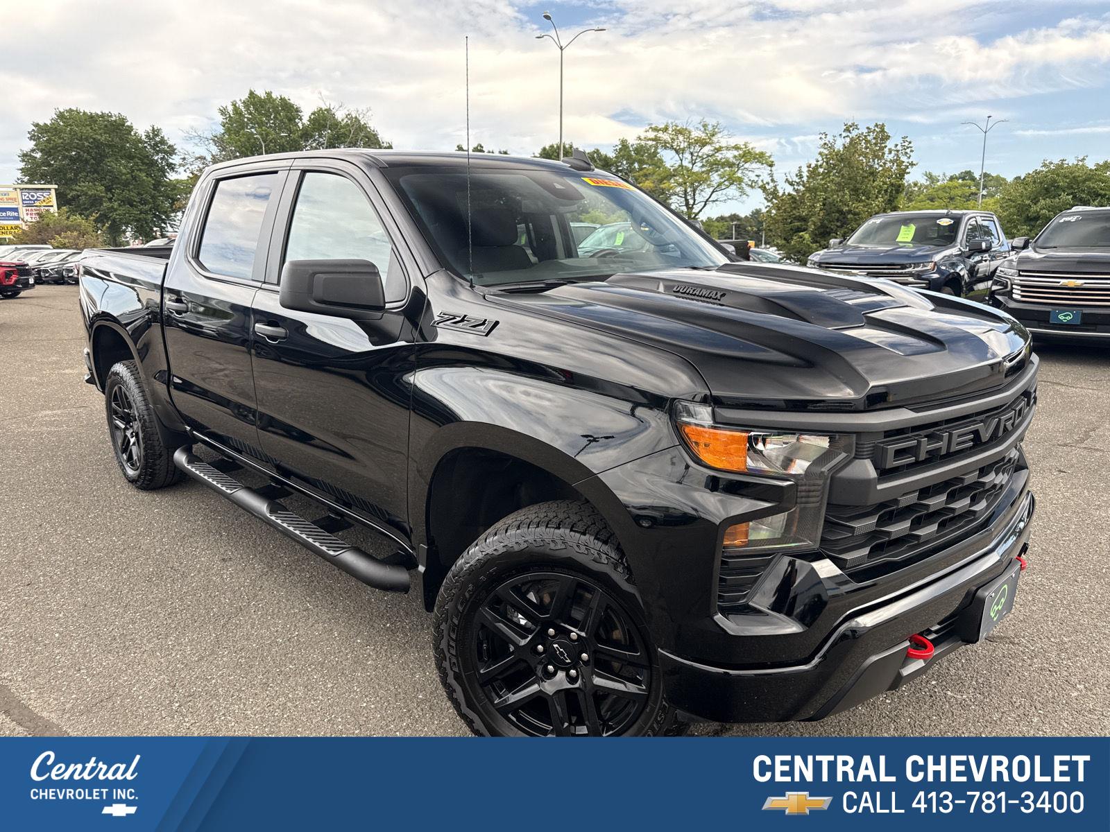 Black 2026 Chevrolet Silverado 1500 Pickup Truck Four-Wheel Drive Automatic
