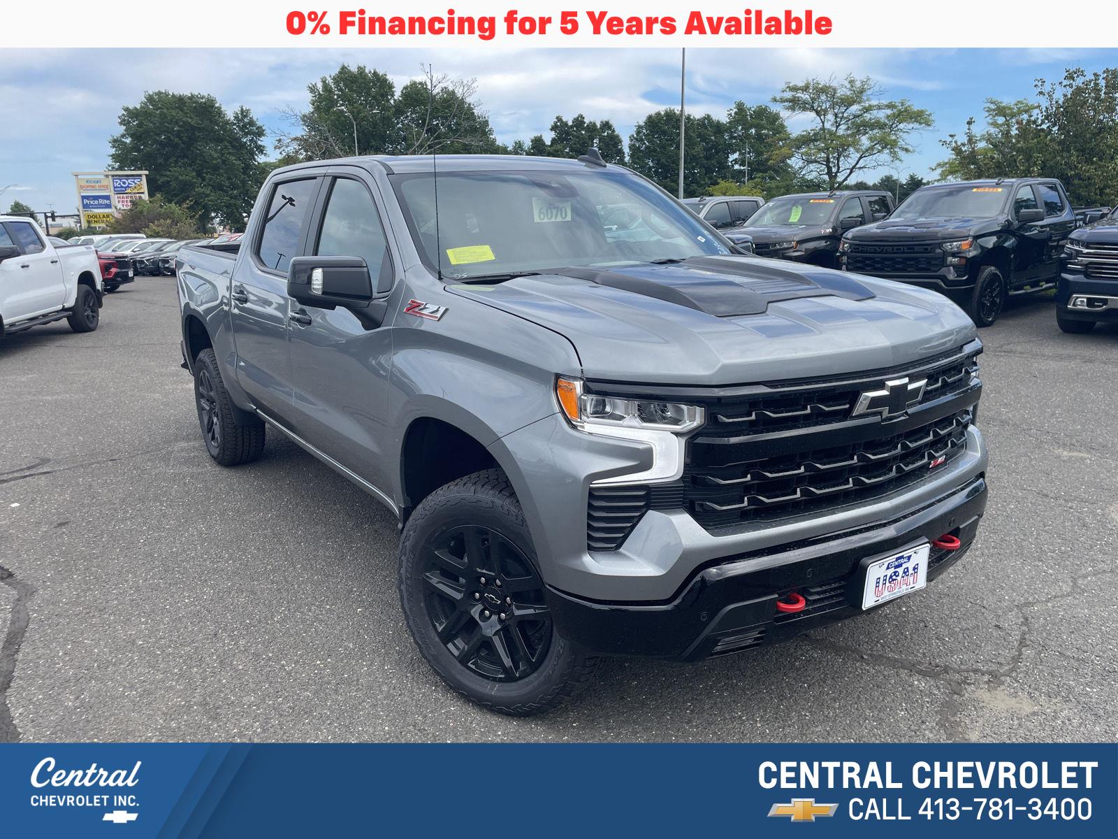 Sterling Gray Metallic 2026 Chevrolet Silverado 1500 Pickup Truck Four-Wheel Drive Automatic