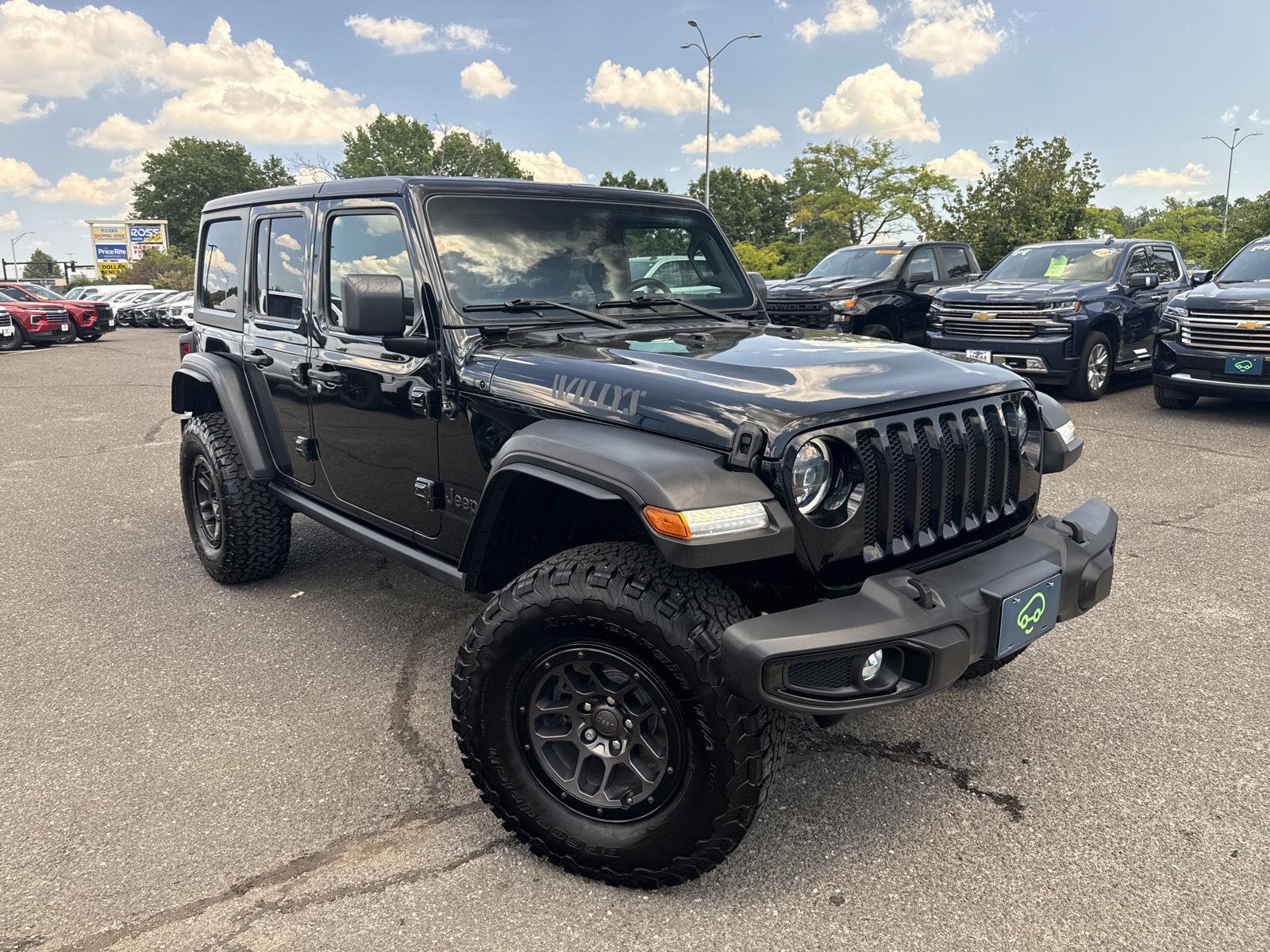 Black Clearcoat 2023 Jeep Wrangler SUV / Crossover Four-Wheel Drive 8-Speed Automatic
