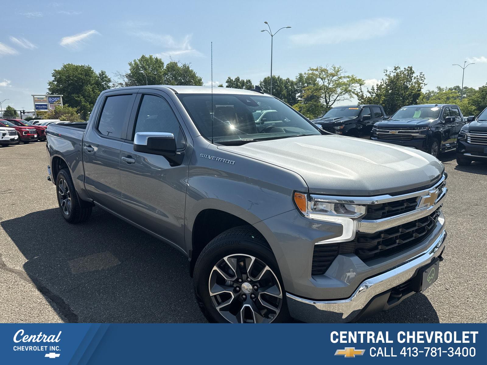 Sterling Gray Metallic 2023 Chevrolet Silverado 1500 Pickup Truck Four-Wheel Drive 8-Speed Automatic