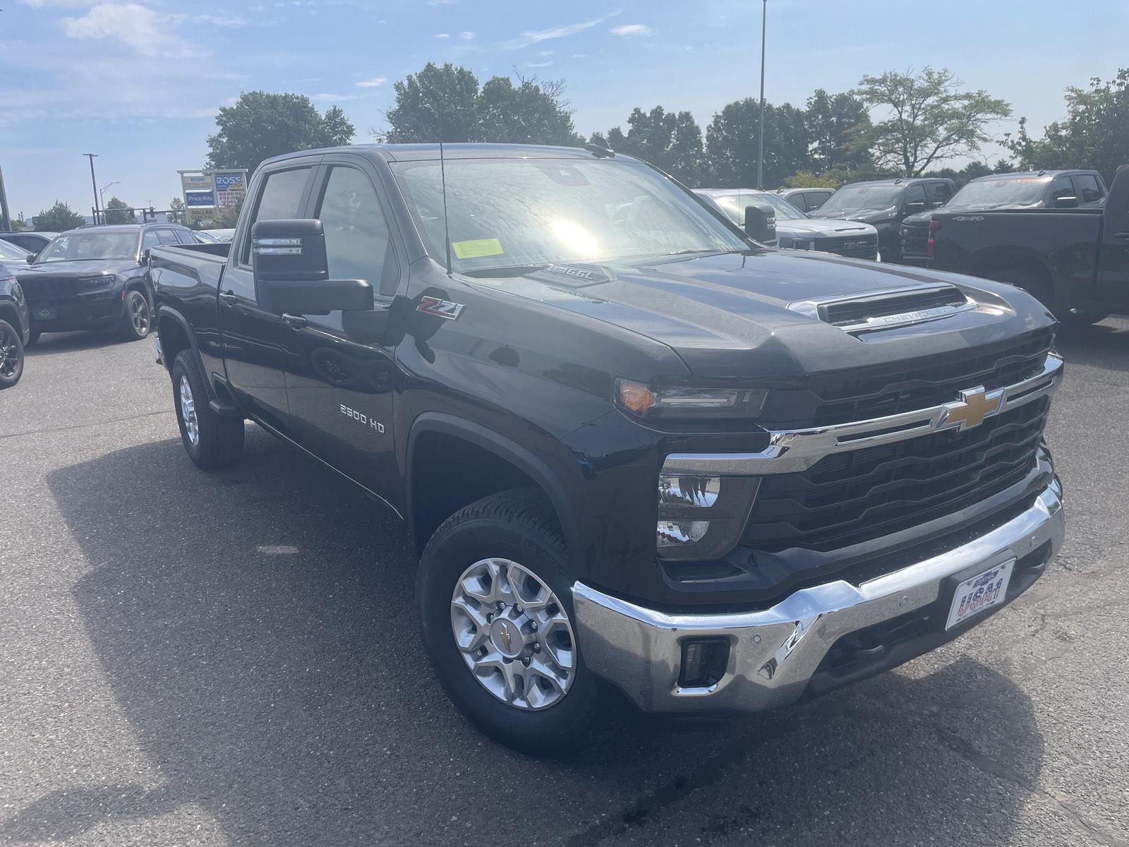 Black 2026 Chevrolet Silverado 2500HD Pickup Truck Four-Wheel Drive Automatic