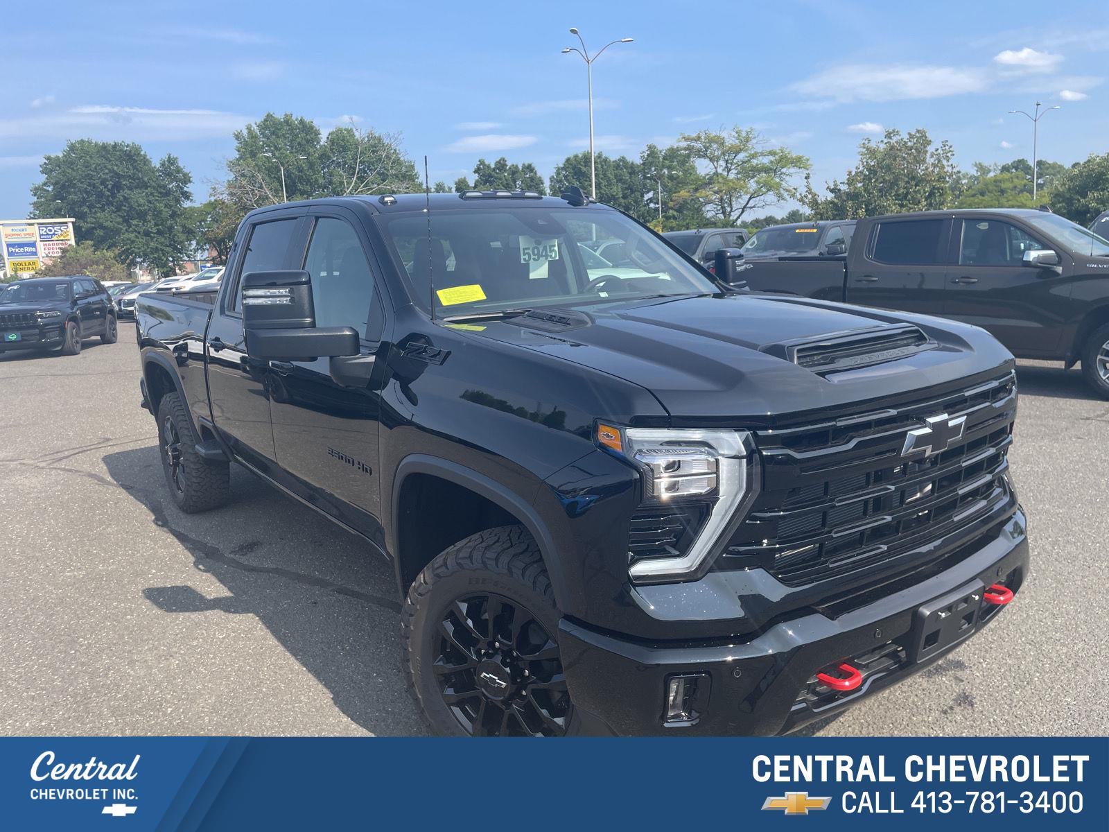 Black 2026 Chevrolet Silverado 2500HD Pickup Truck Four-Wheel Drive Automatic