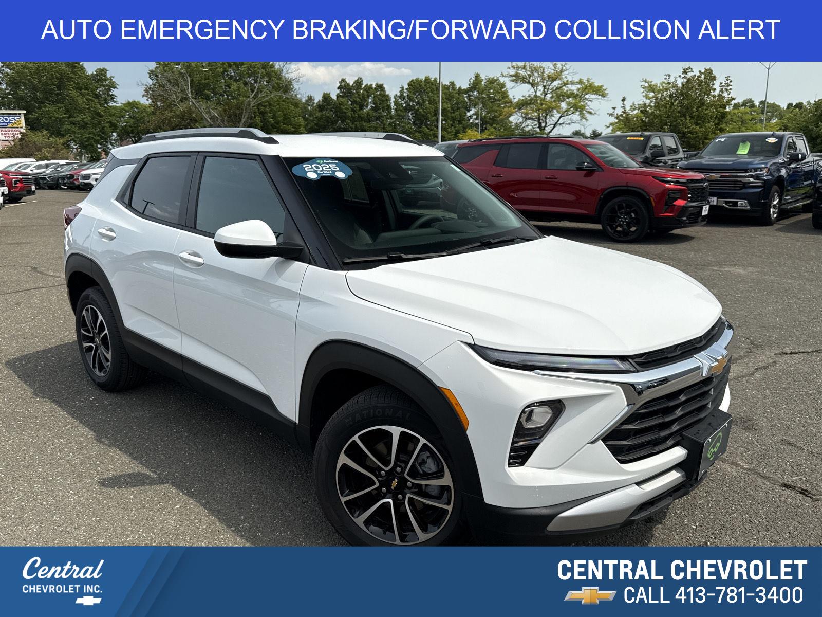Summit White 2025 Chevrolet Trailblazer SUV / Crossover Four-Wheel Drive Automatic