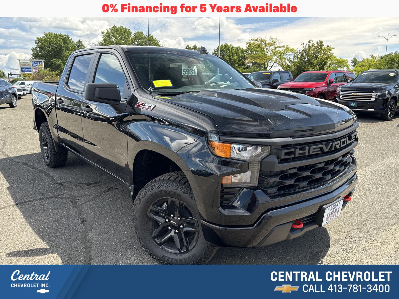 Black 2026 Chevrolet Silverado 1500 Pickup Truck Four-Wheel Drive Automatic