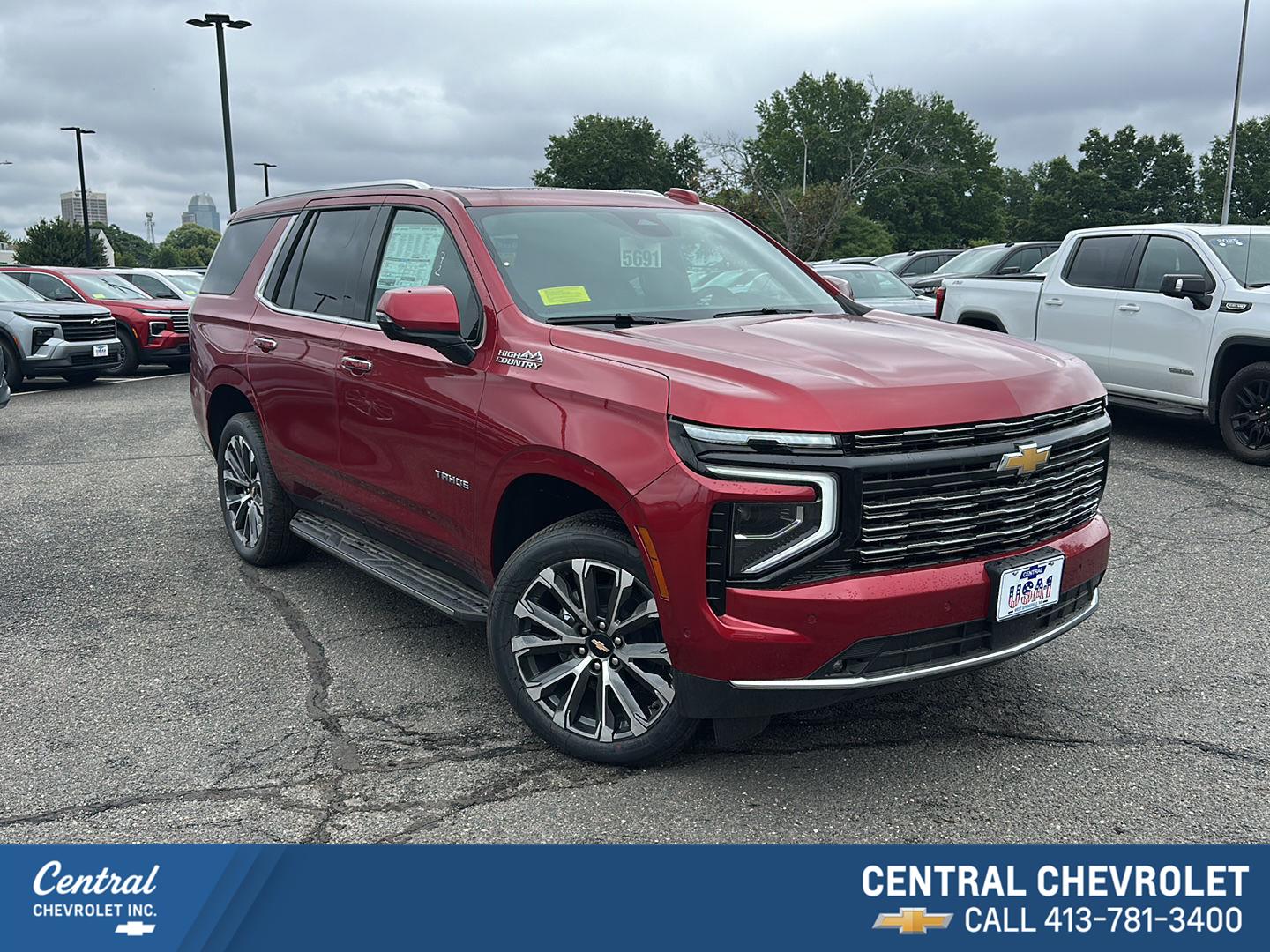 Radiant Red Tintcoat 2026 Chevrolet Tahoe SUV / Crossover Four-Wheel Drive Automatic