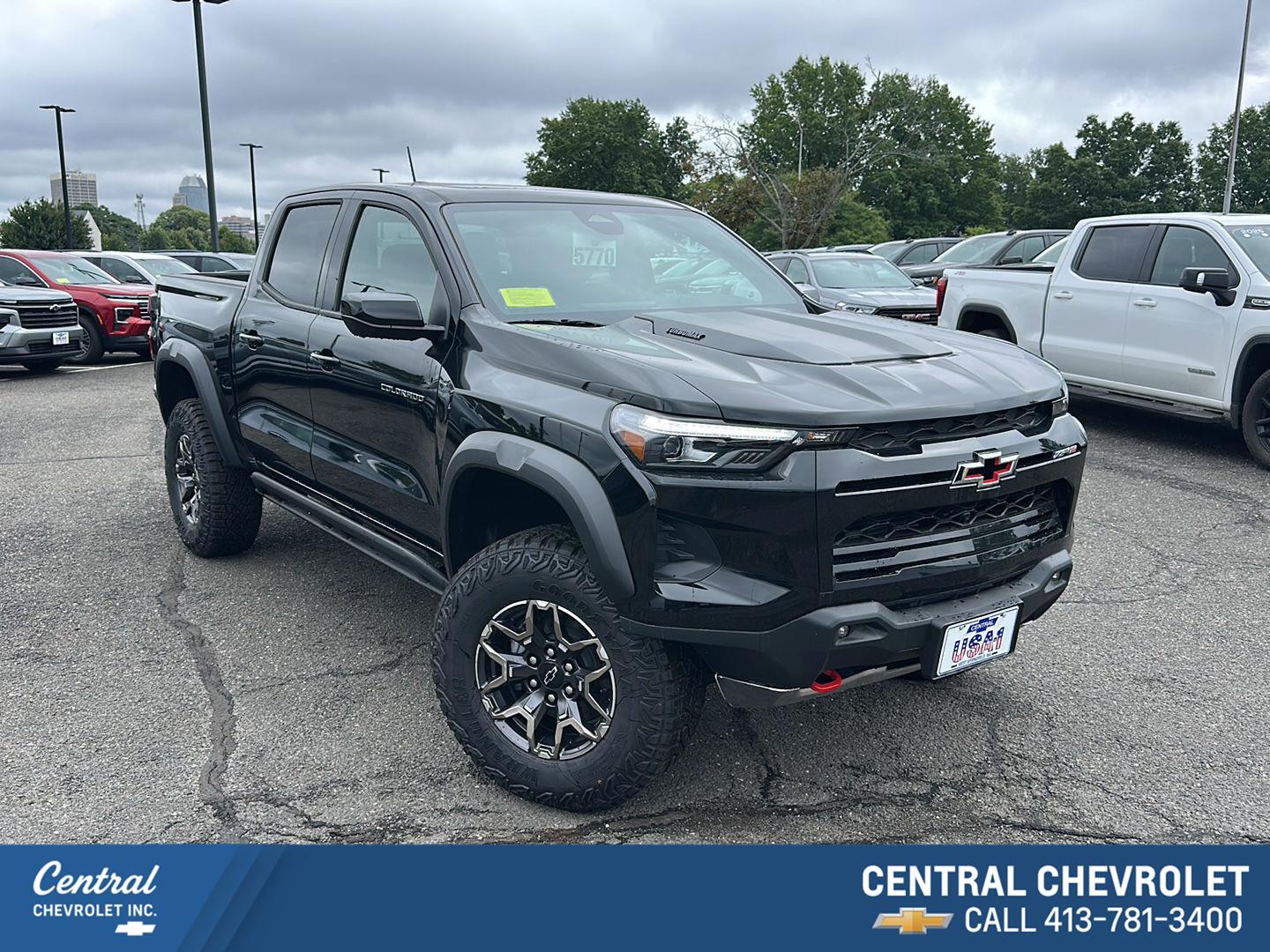 Black 2026 Chevrolet Colorado Pickup Truck Four-Wheel Drive Automatic