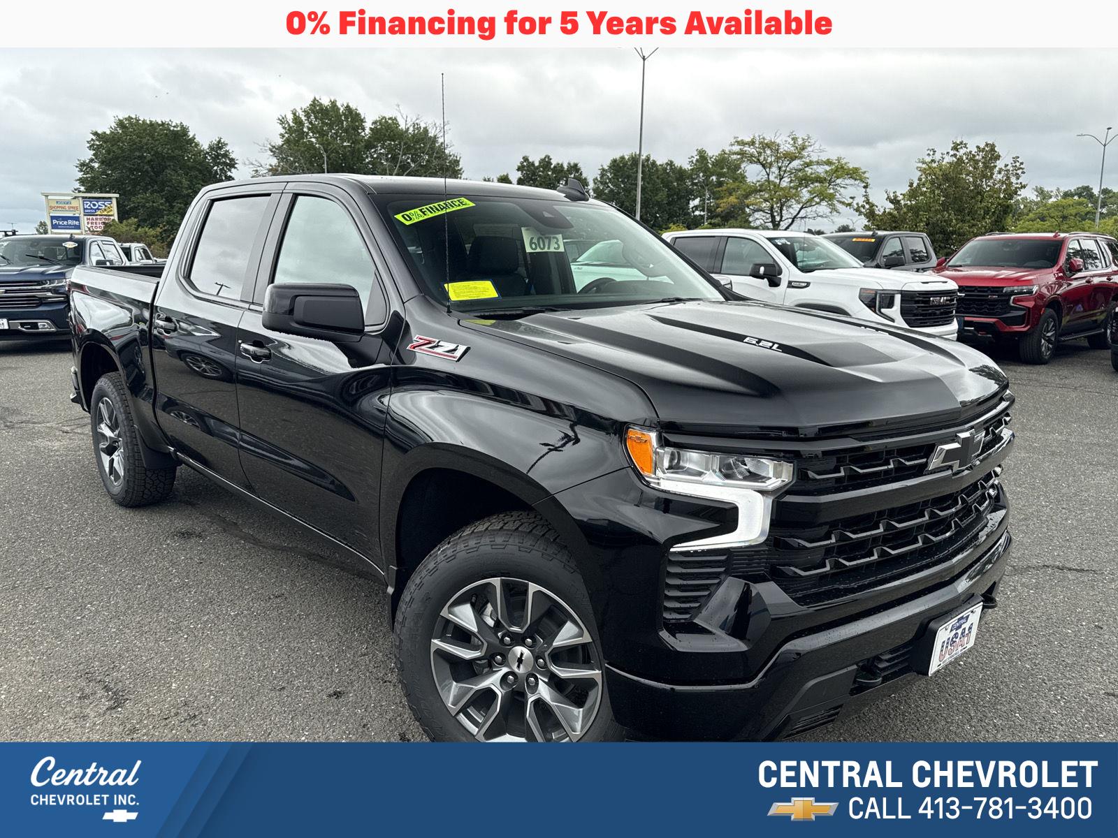 Black 2026 Chevrolet Silverado 1500 Pickup Truck Four-Wheel Drive Automatic