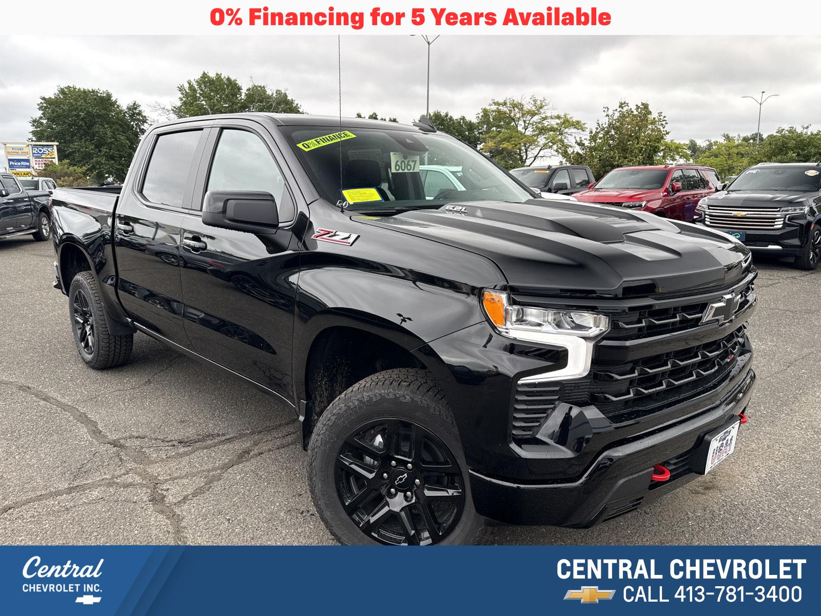 Black 2026 Chevrolet Silverado 1500 Pickup Truck Four-Wheel Drive Automatic