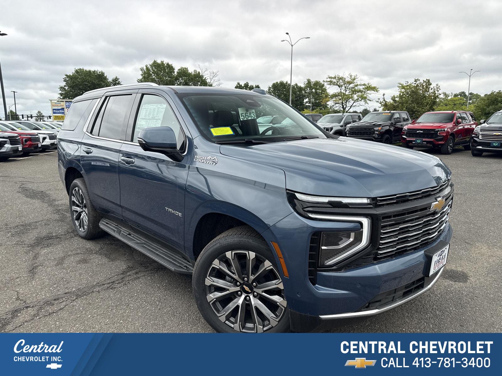 Lakeshore Blue Metallic 2026 Chevrolet Tahoe SUV / Crossover Four-Wheel Drive Automatic
