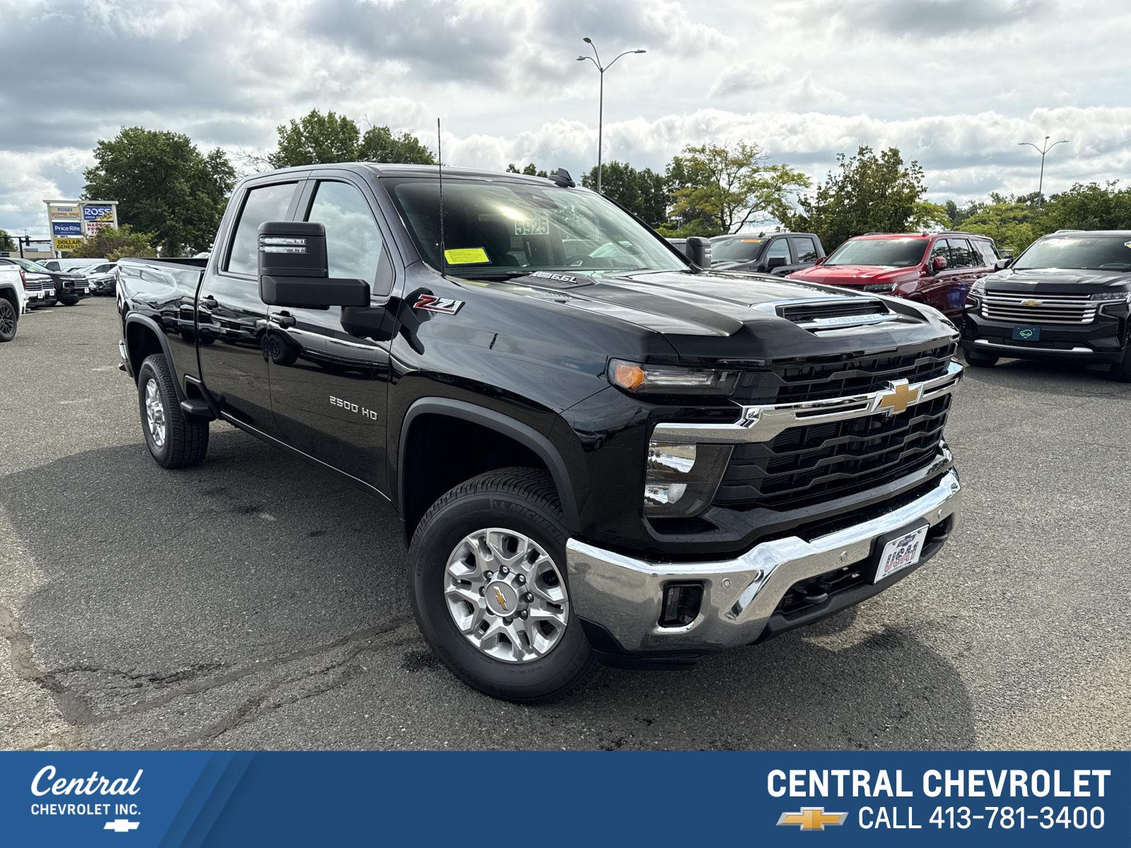 Black 2026 Chevrolet Silverado 2500HD Pickup Truck Four-Wheel Drive Automatic