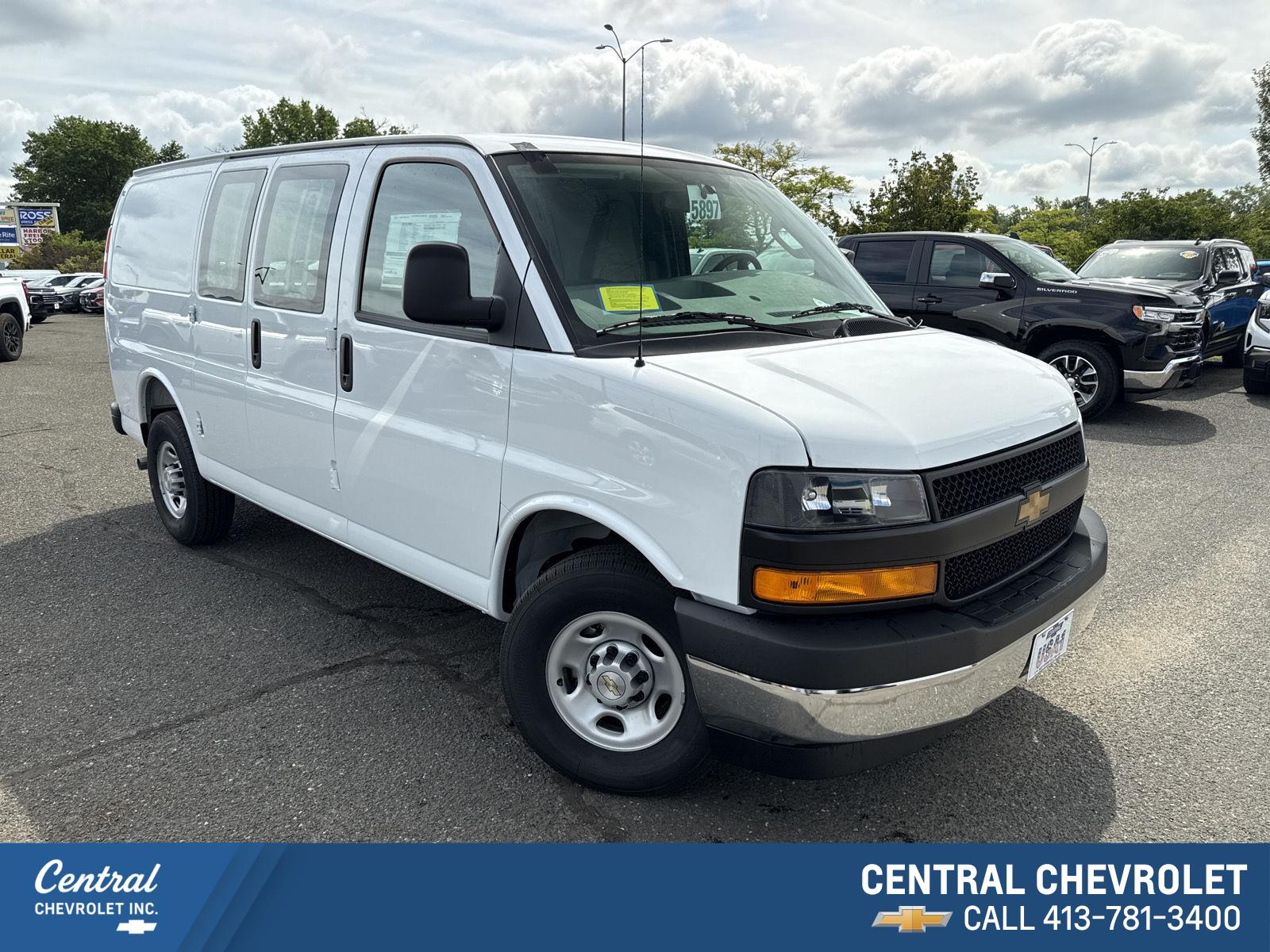 Summit White 2026 Chevrolet Express Cargo Van Rear-Wheel Drive Automatic