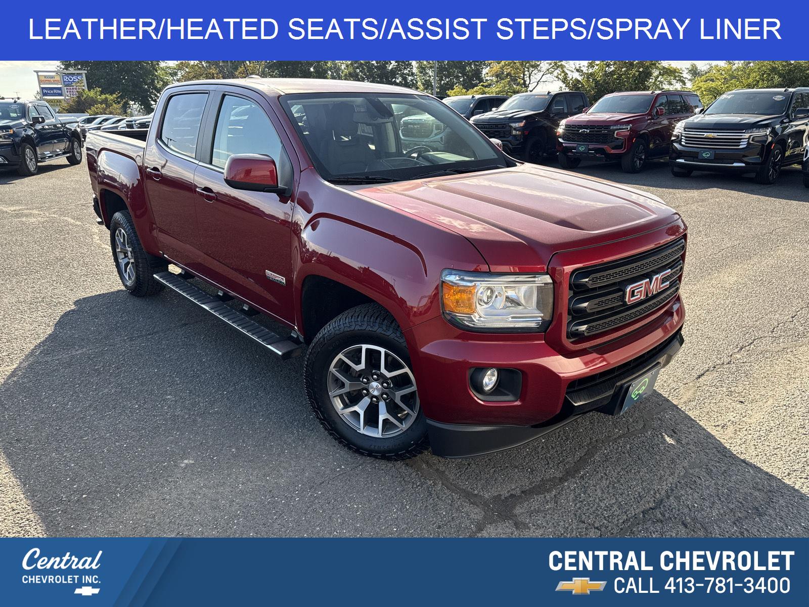 Red Quartz Tintcoat 2020 GMC Canyon Pickup Truck Four-Wheel Drive 8-Speed Automatic