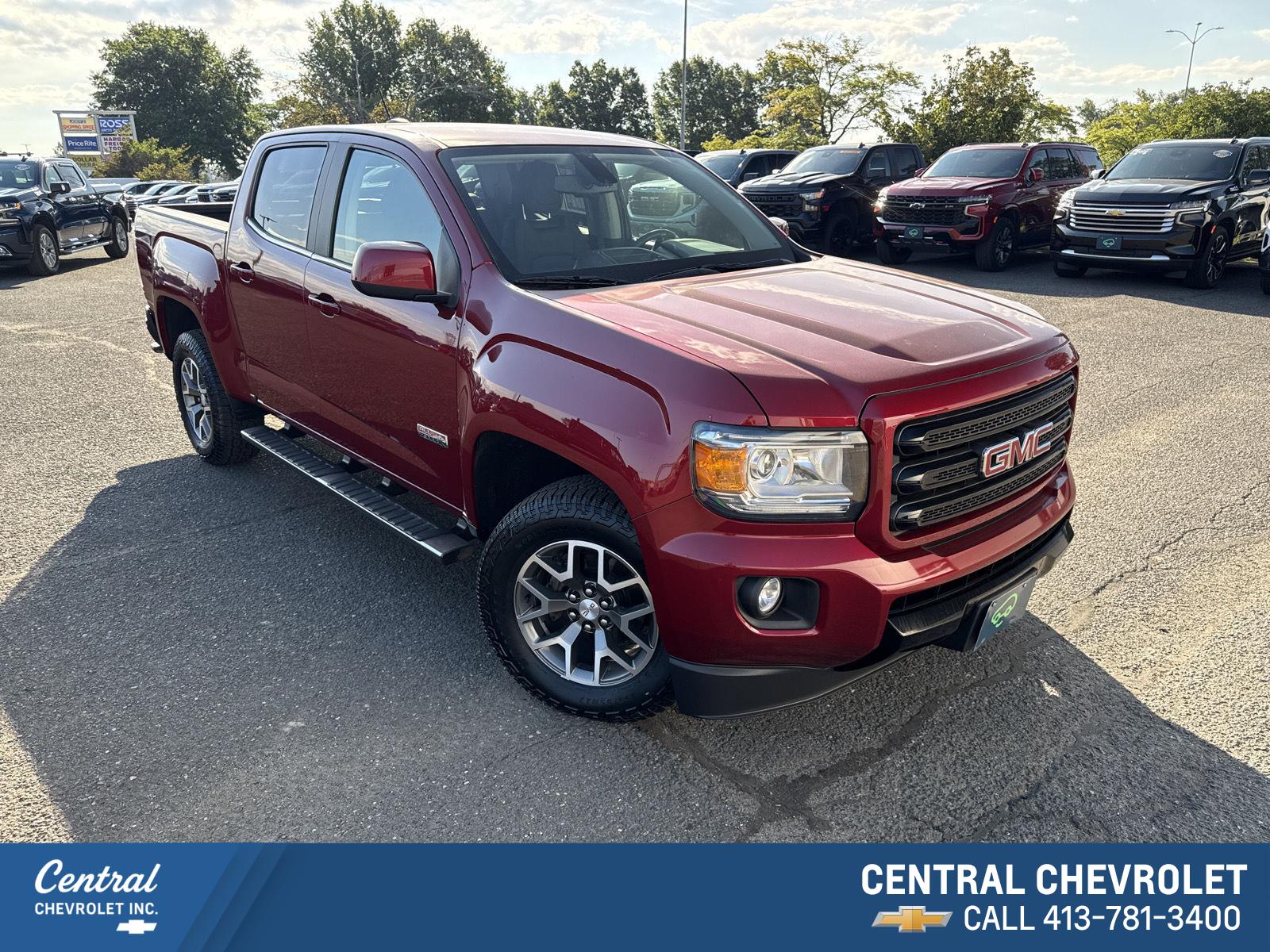 Red Quartz Tintcoat 2020 GMC Canyon Pickup Truck Four-Wheel Drive 8-Speed Automatic