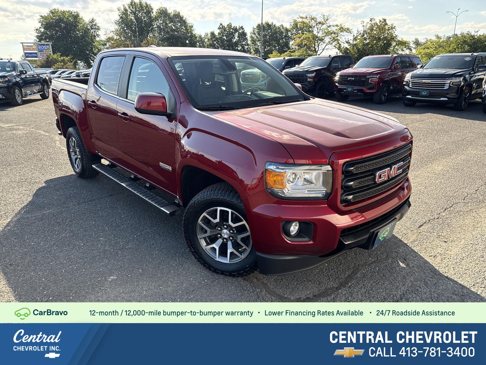 Red Quartz Tintcoat 2020 GMC Canyon Pickup Truck Four-Wheel Drive 8-Speed Automatic
