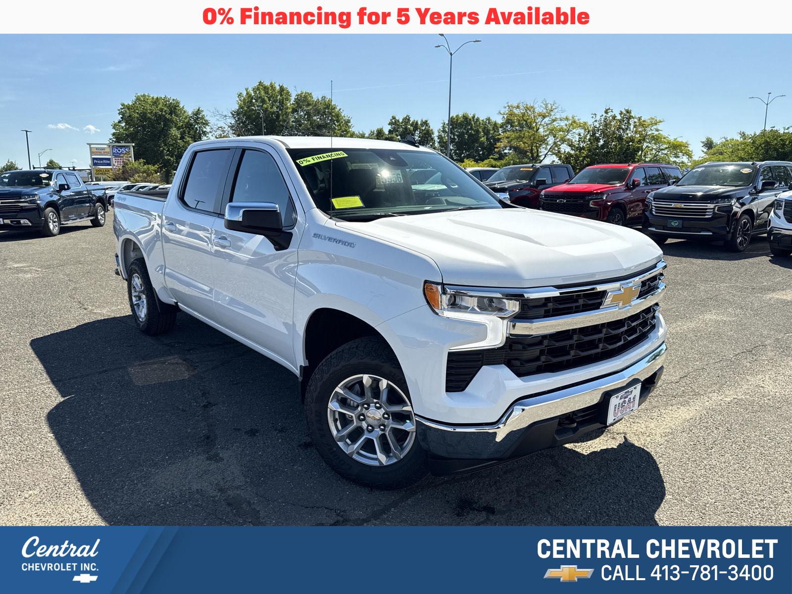 Summit White 2026 Chevrolet Silverado 1500 Pickup Truck Four-Wheel Drive Automatic