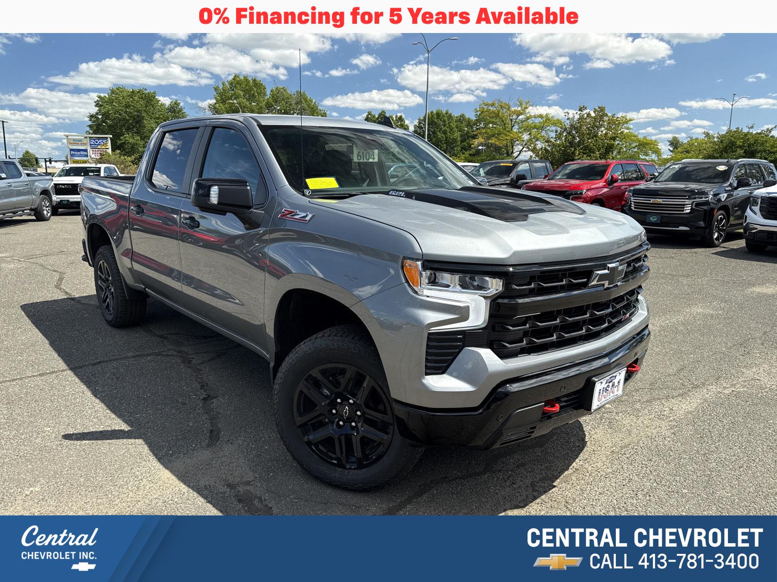 Sterling Gray Metallic 2026 Chevrolet Silverado 1500 Pickup Truck Four-Wheel Drive Automatic