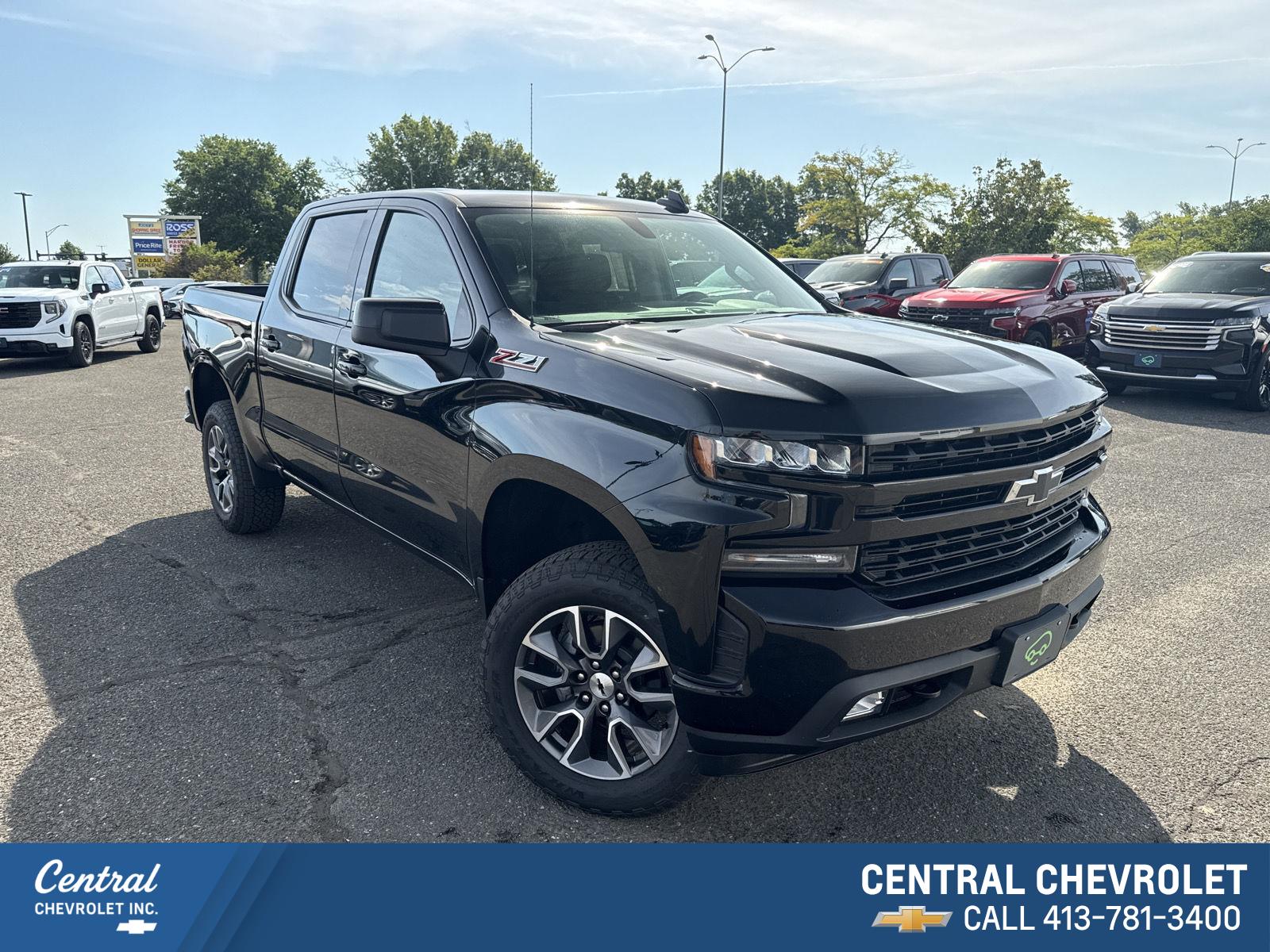Black 2020 Chevrolet Silverado 1500 Pickup Truck Four-Wheel Drive 8-Speed Automatic