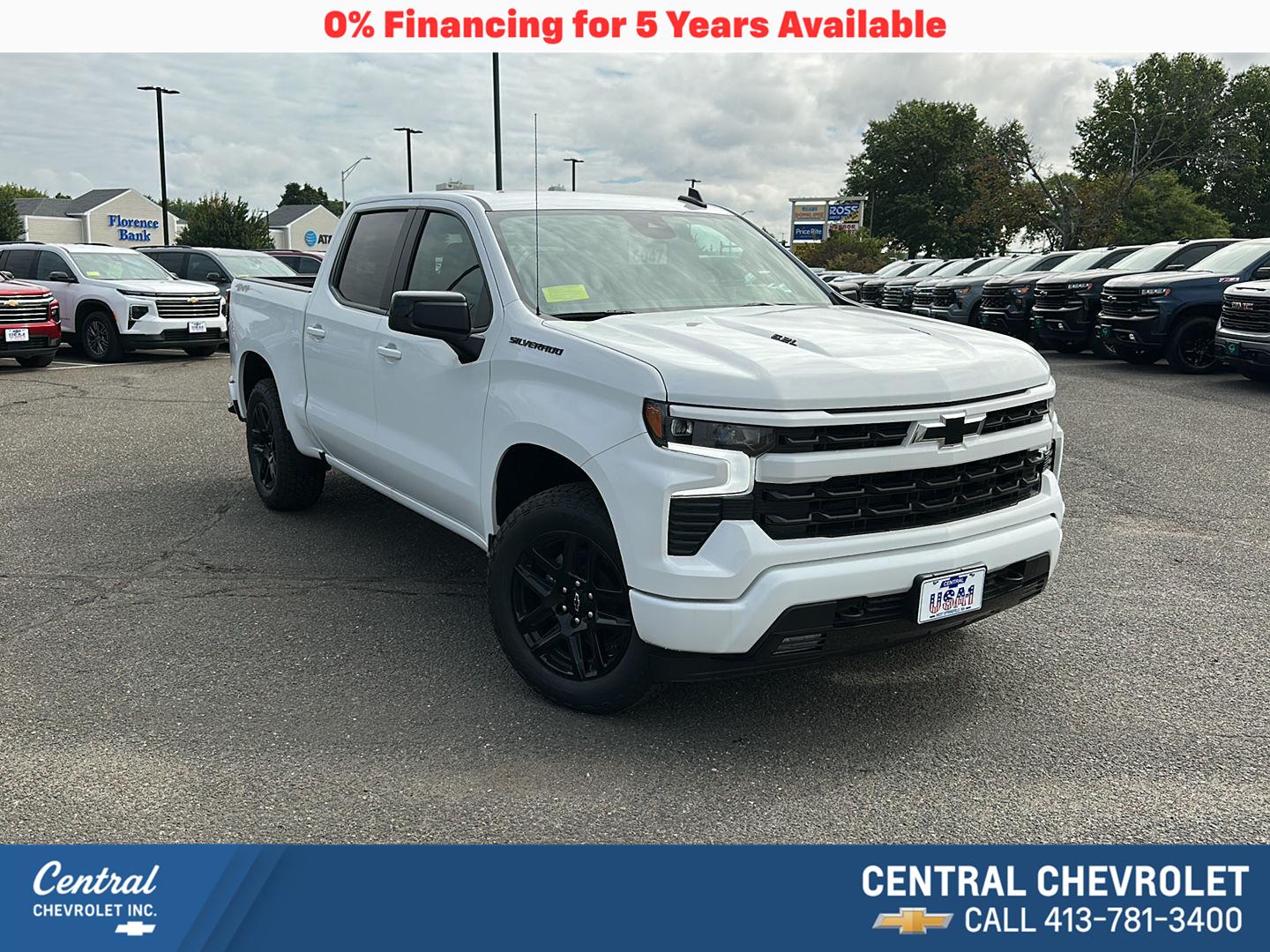 Summit White 2026 Chevrolet Silverado 1500 Pickup Truck Four-Wheel Drive Automatic