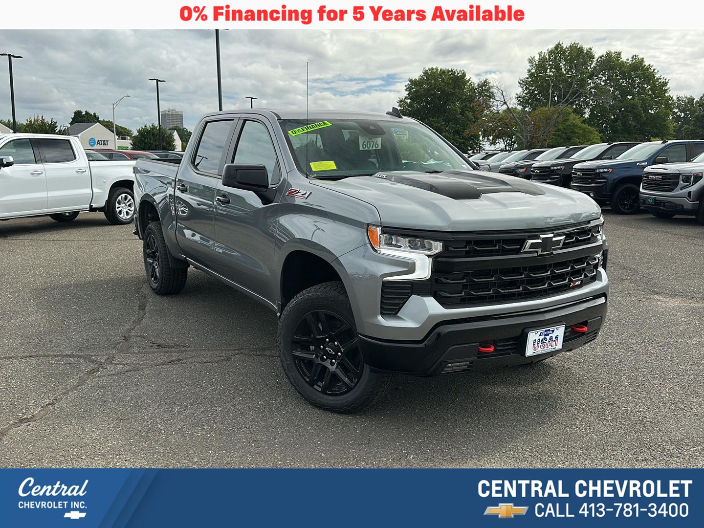 Sterling Gray Metallic 2026 Chevrolet Silverado 1500 Pickup Truck Four-Wheel Drive Automatic