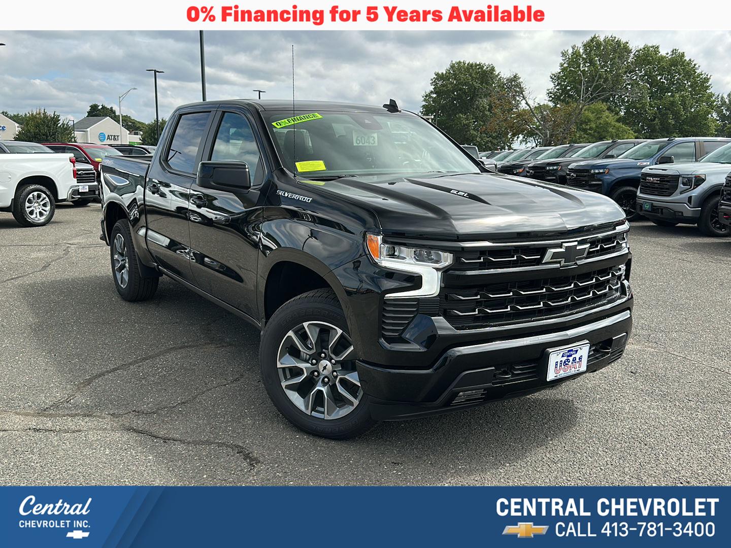 Black 2026 Chevrolet Silverado 1500 Pickup Truck Four-Wheel Drive Automatic