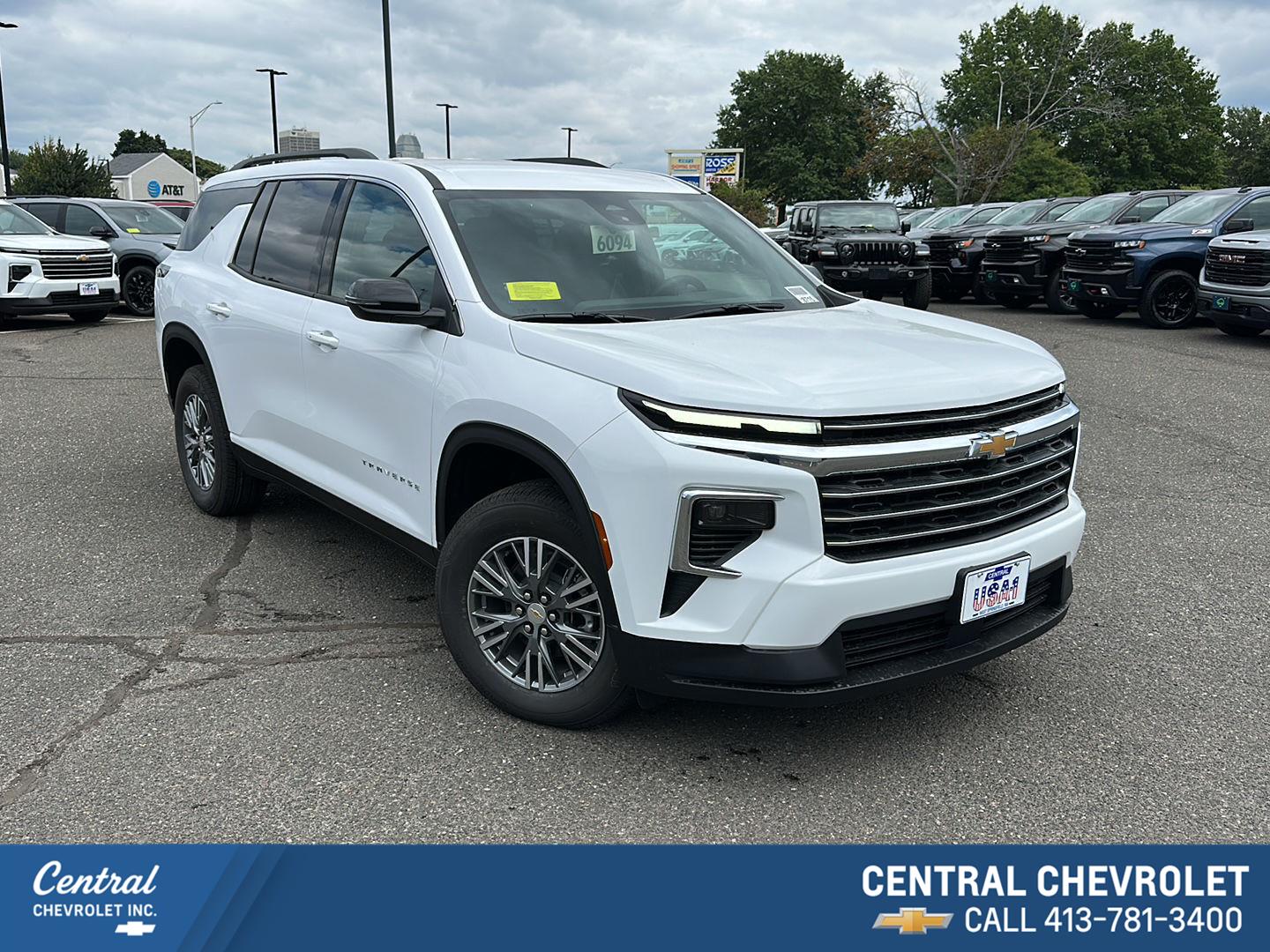 Summit White 2027 Chevrolet Traverse SUV / Crossover Four-Wheel Drive 8-Speed Automatic